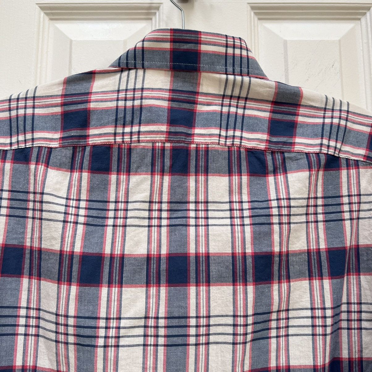 UNTUCKit UNTUCKit Slim Fit Blue Red Plaid Button-Up Shirt Size US M / EU 48-50 / 2 - 7 Thumbnail