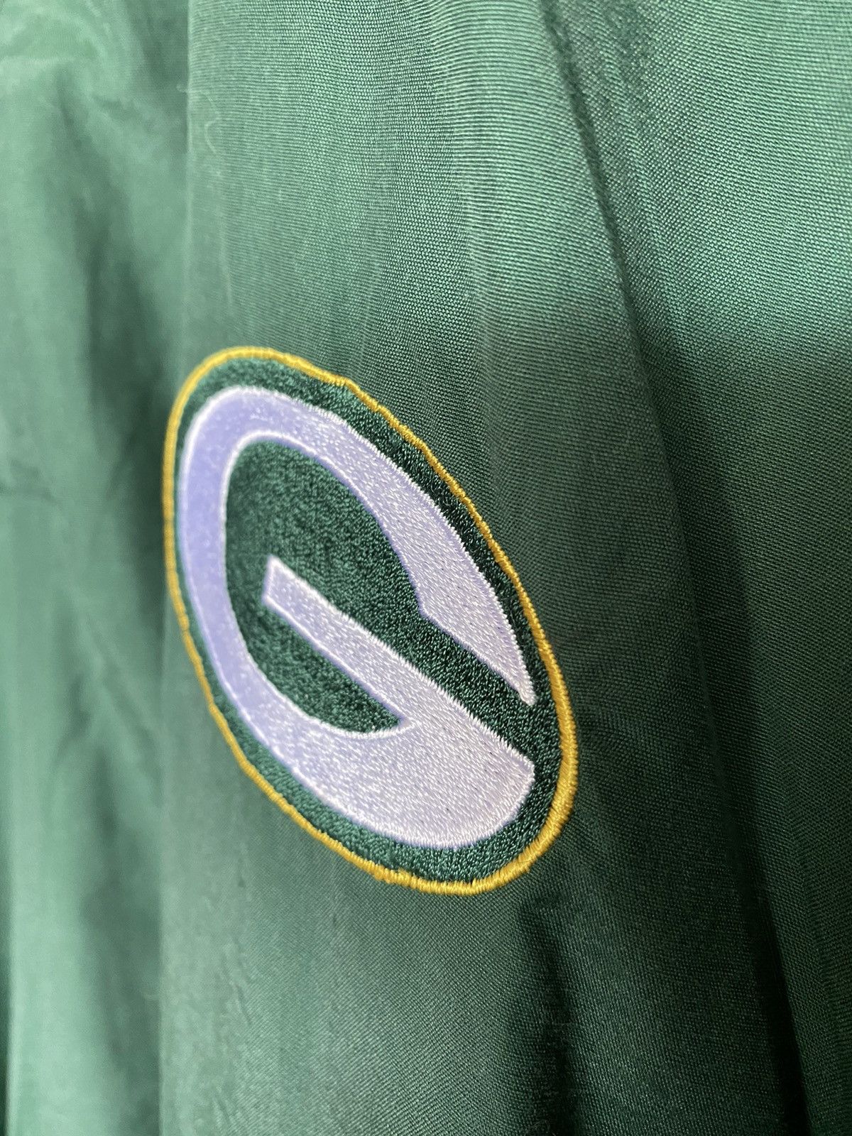 NFL × Starter Vintage Packers Embroidery Spellout Sweater Size US L / EU 52-54 / 3 - 10 Thumbnail