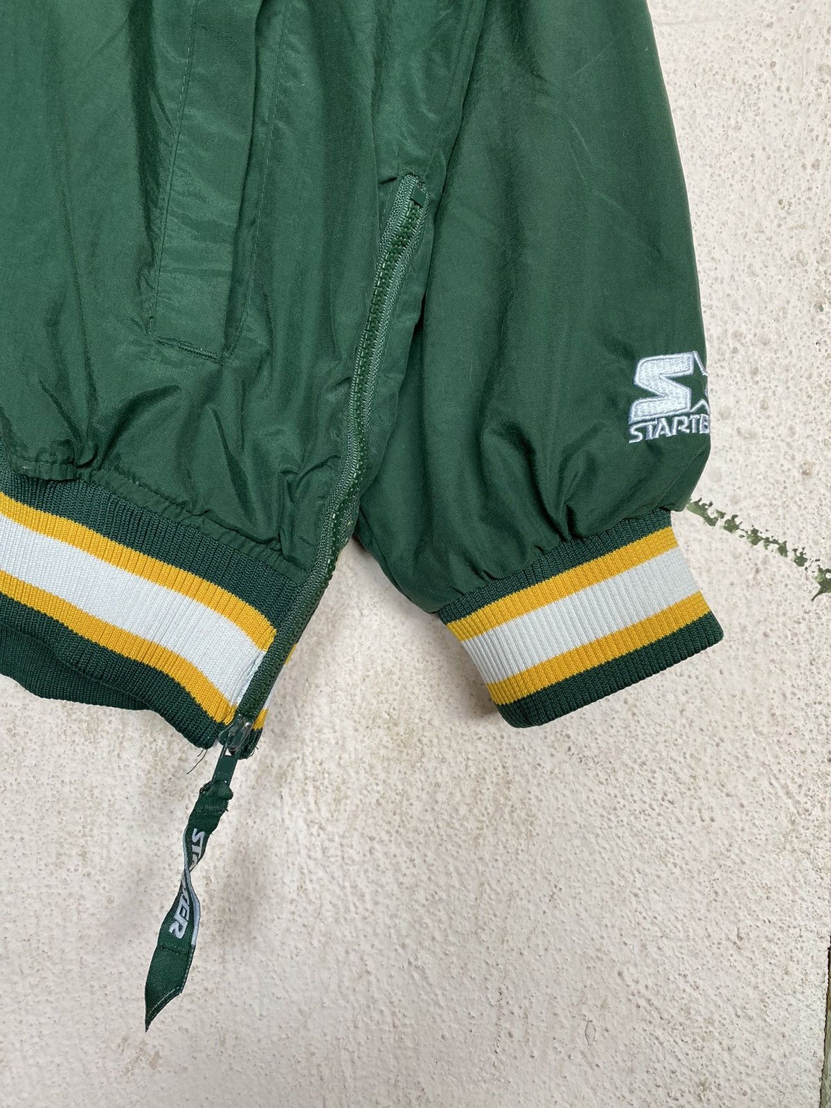 NFL × Starter Vintage Packers Embroidery Spellout Sweater Size US L / EU 52-54 / 3 - 7 Thumbnail
