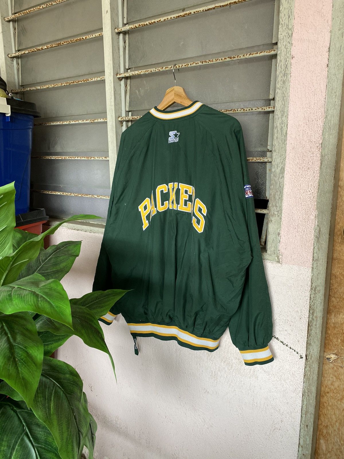 NFL × Starter Vintage Packers Embroidery Spellout Sweater Size US L / EU 52-54 / 3 - 2 Thumbnail