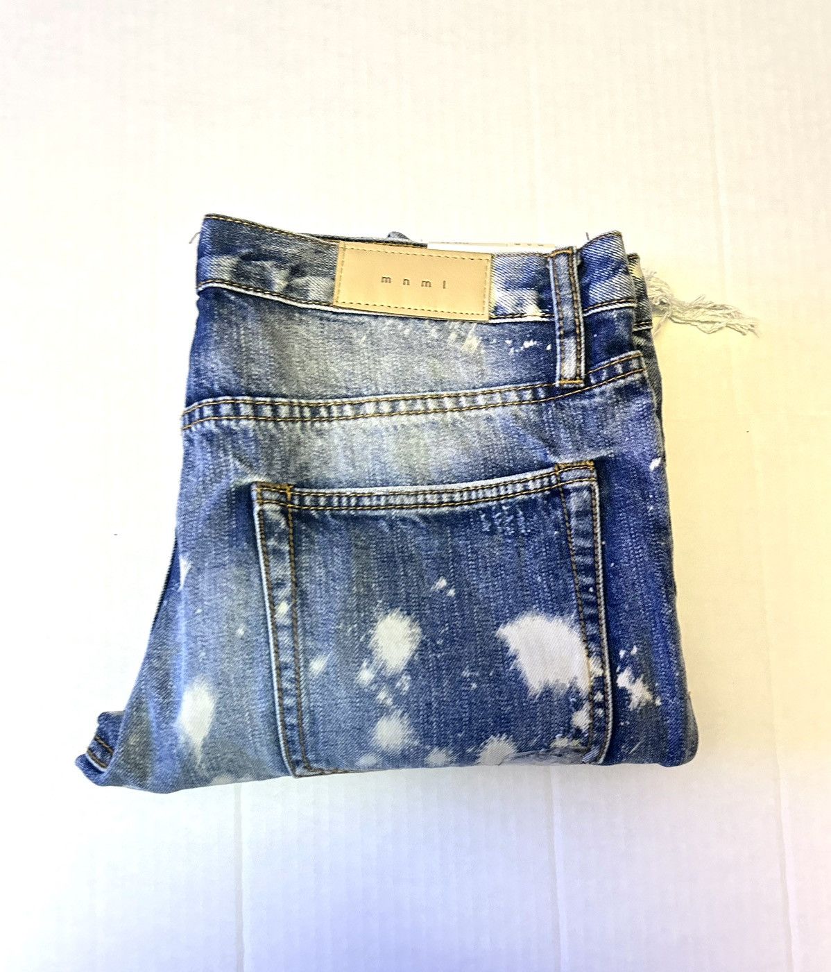 MNML MNML Distressed Skinny Jean Denim Bleached Size US 32 / EU 48 - 2 Thumbnail