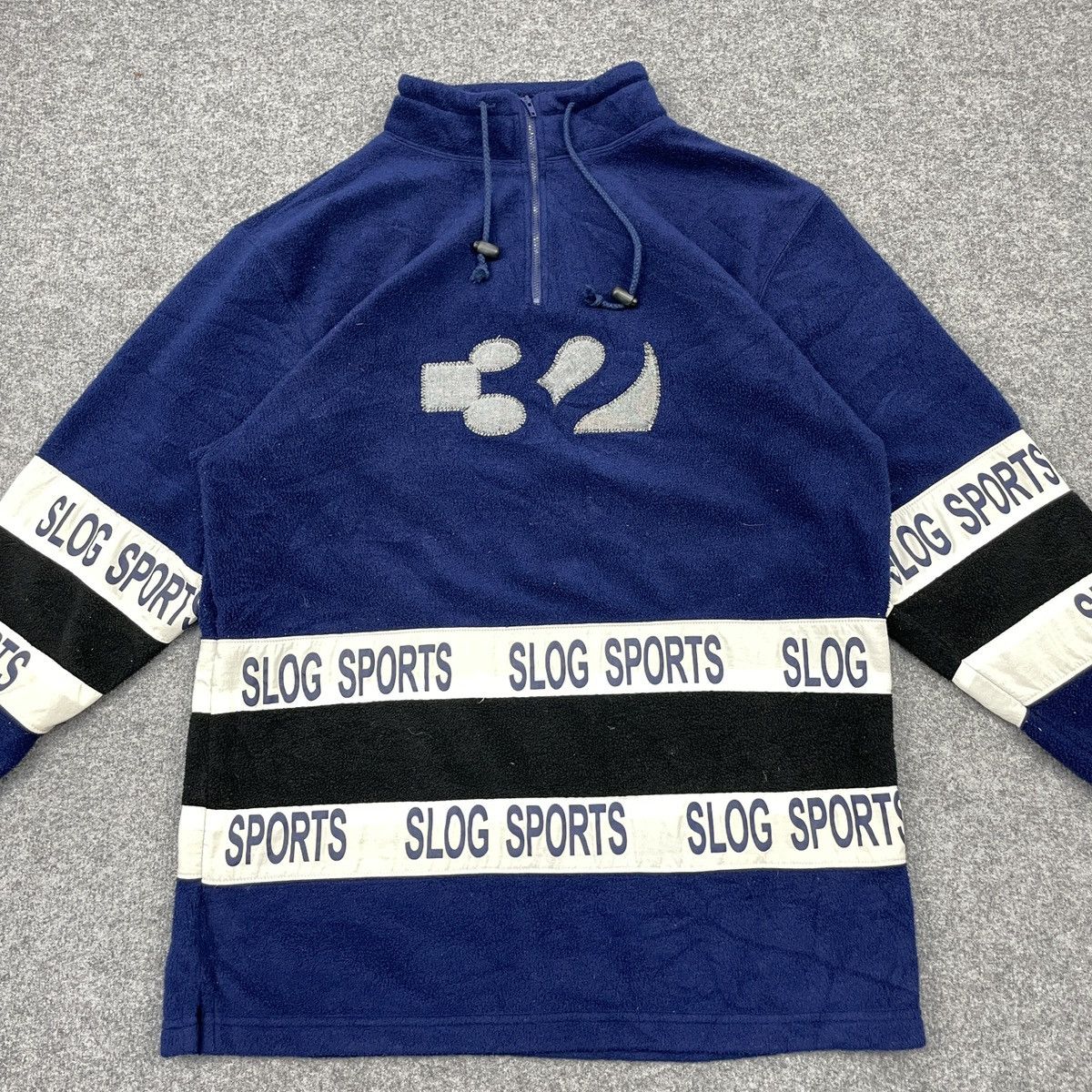Japanese Brand × Vintage Vintage Japanese Brand Slog Sports Half Zip Fleece Jacket Size US M / EU 48-50 / 2 - 3 Thumbnail