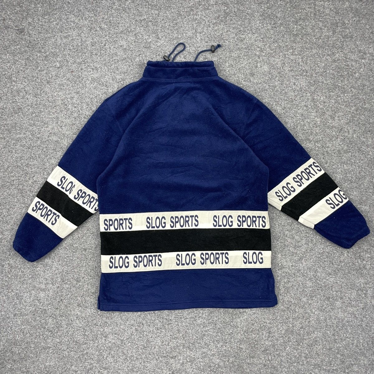 Japanese Brand × Vintage Vintage Japanese Brand Slog Sports Half Zip Fleece Jacket Size US M / EU 48-50 / 2 - 2 Thumbnail