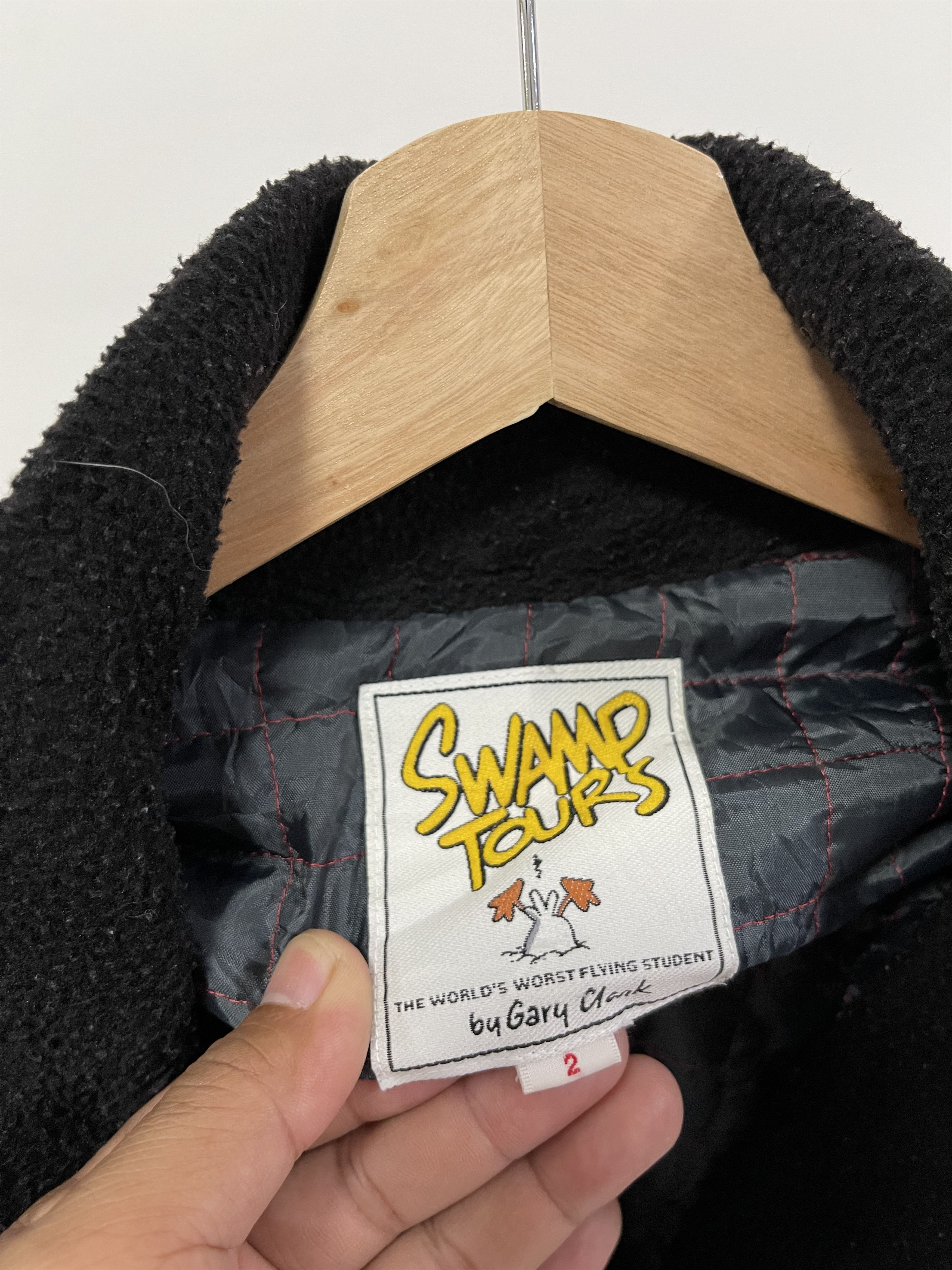 Japanese Brand Vintage Swamp Tours Rare Design Fleece Zipper Jacket Size US M / EU 48-50 / 2 - 16 Thumbnail