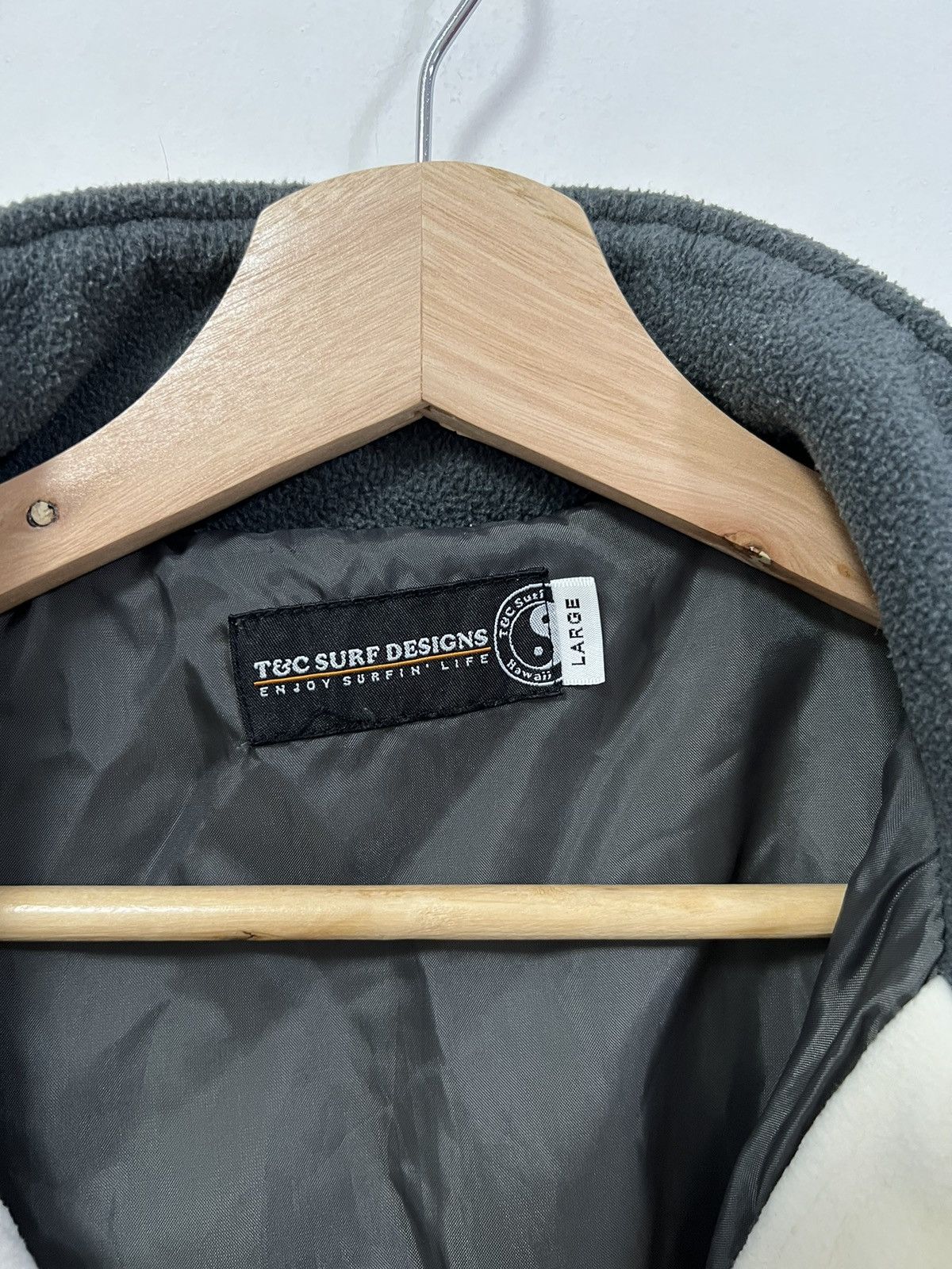 Japanese Brand × Vintage Vintage T&C Surf Design Fleece Zipper Jacket Size US M / EU 48-50 / 2 - 10 Thumbnail