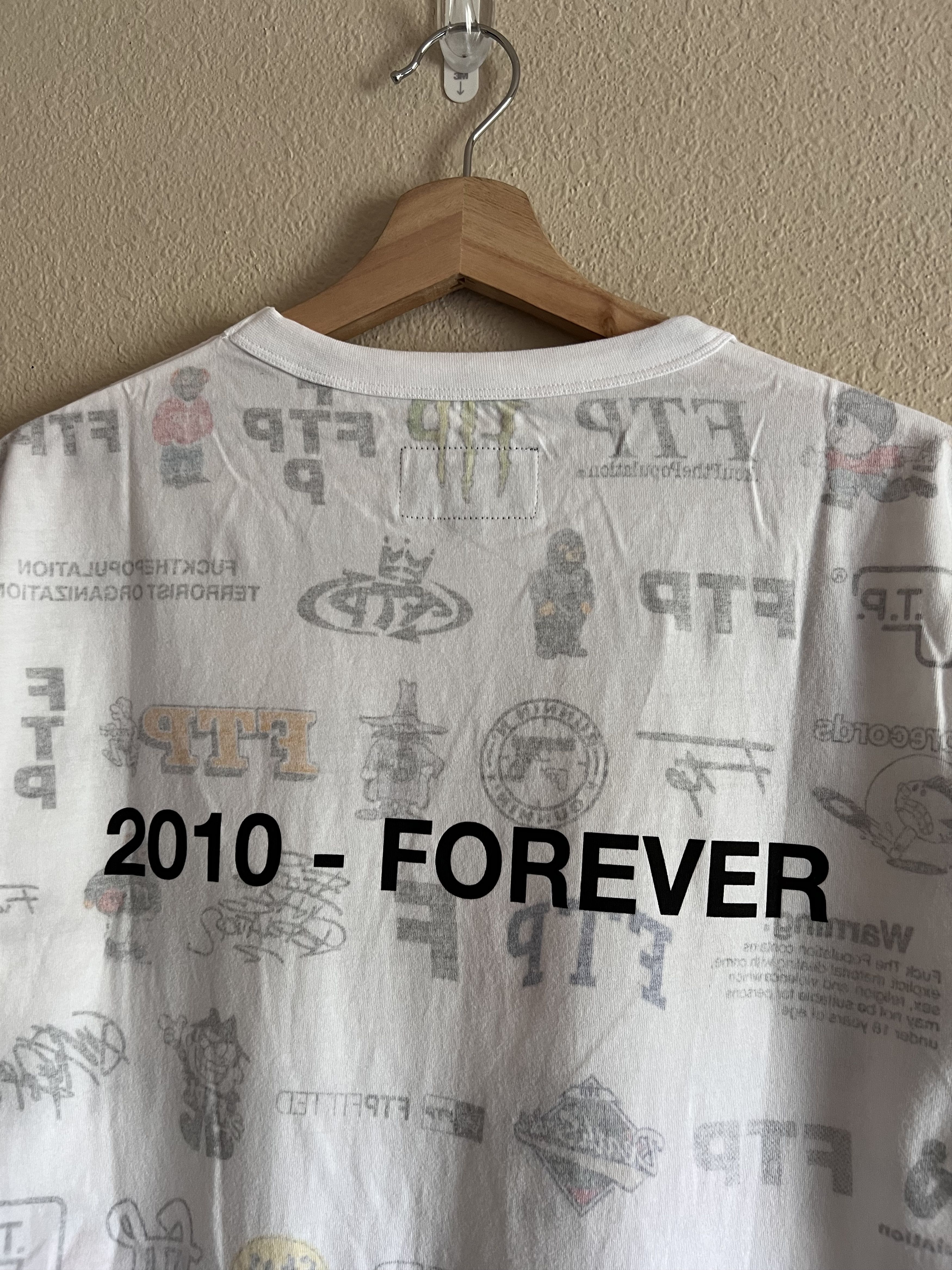 Fuck The Population FTP 13 Year Anniversary Tee in All Over Print White Size US XXL / EU 58 / 5 - 4 Thumbnail
