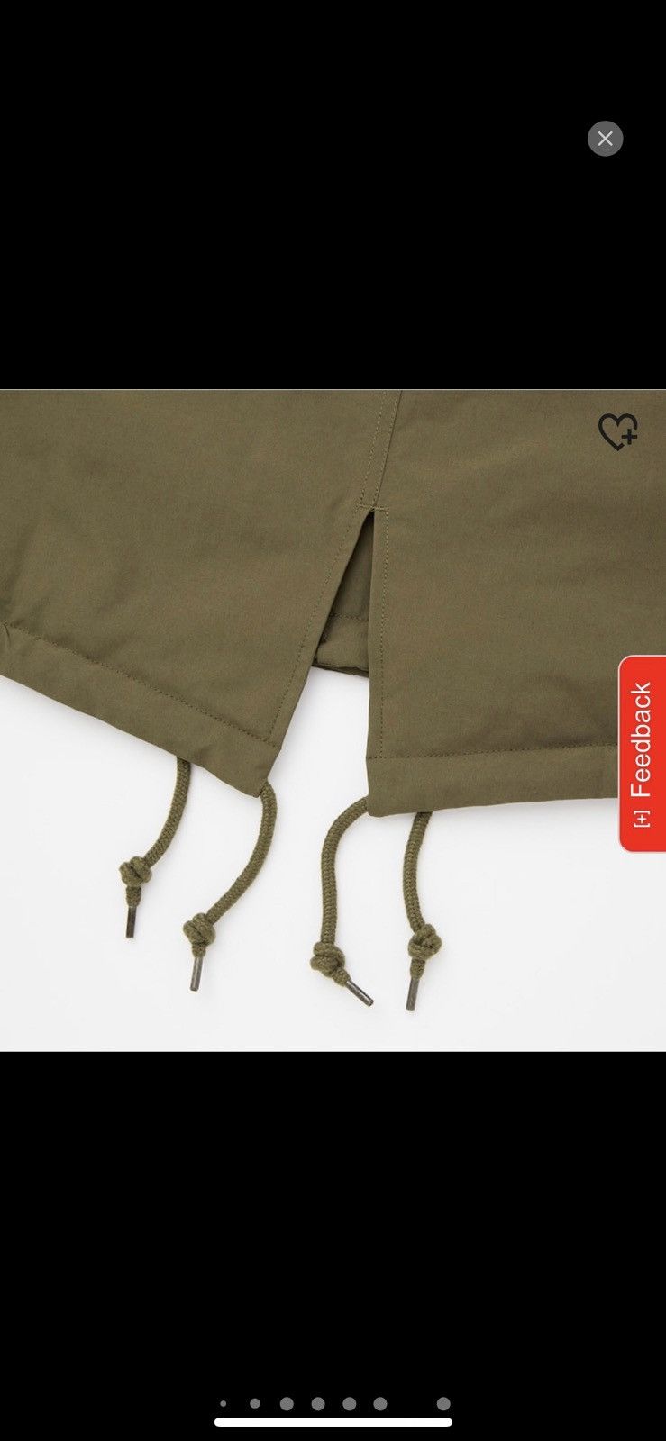 JW Anderson × Uniqlo SOLD OUT LIMITED COLLAB water repellent fishtail parka Size US S / EU 44-46 / 1 - 7 Thumbnail