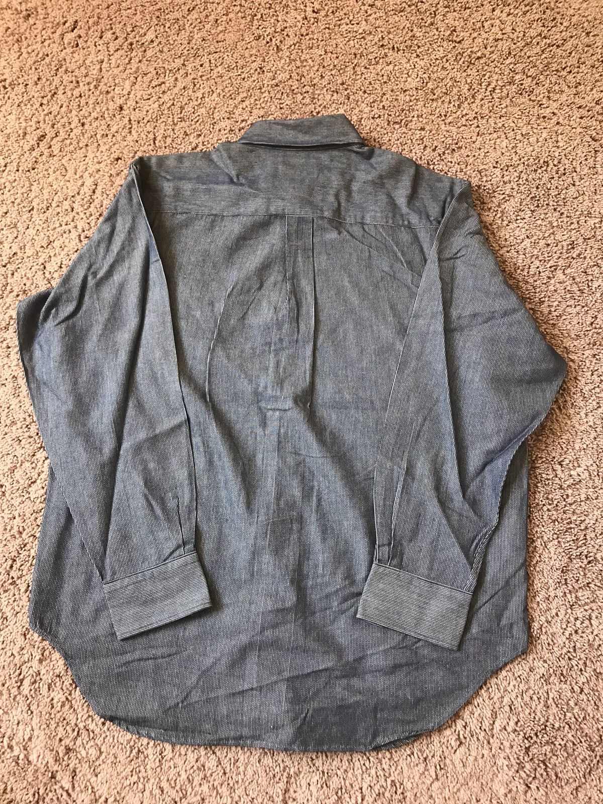 Yohji Yamamoto Indigo denim shirt (T) Size US M / EU 48-50 / 2 - 3 Thumbnail