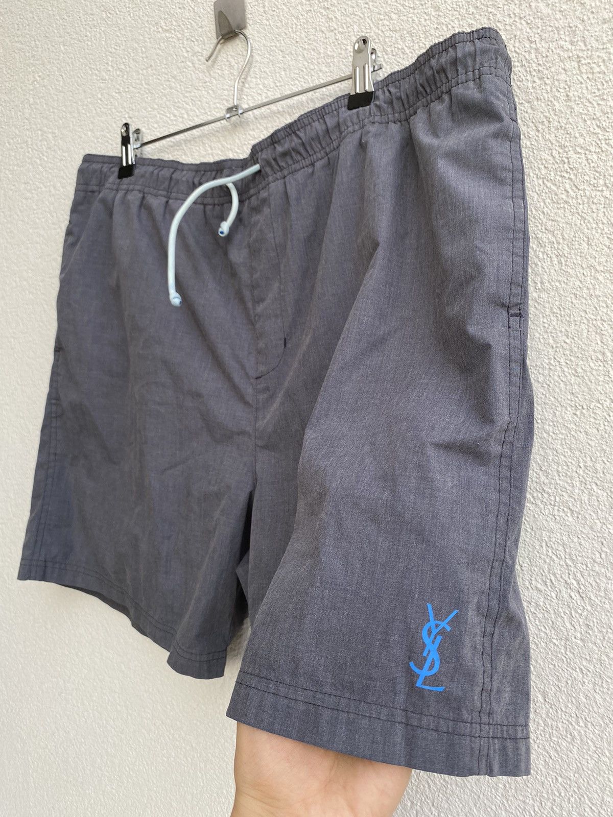Yves Saint Laurent Grey YSL Shorts Size US 38 / EU 54 - 1 Thumbnail