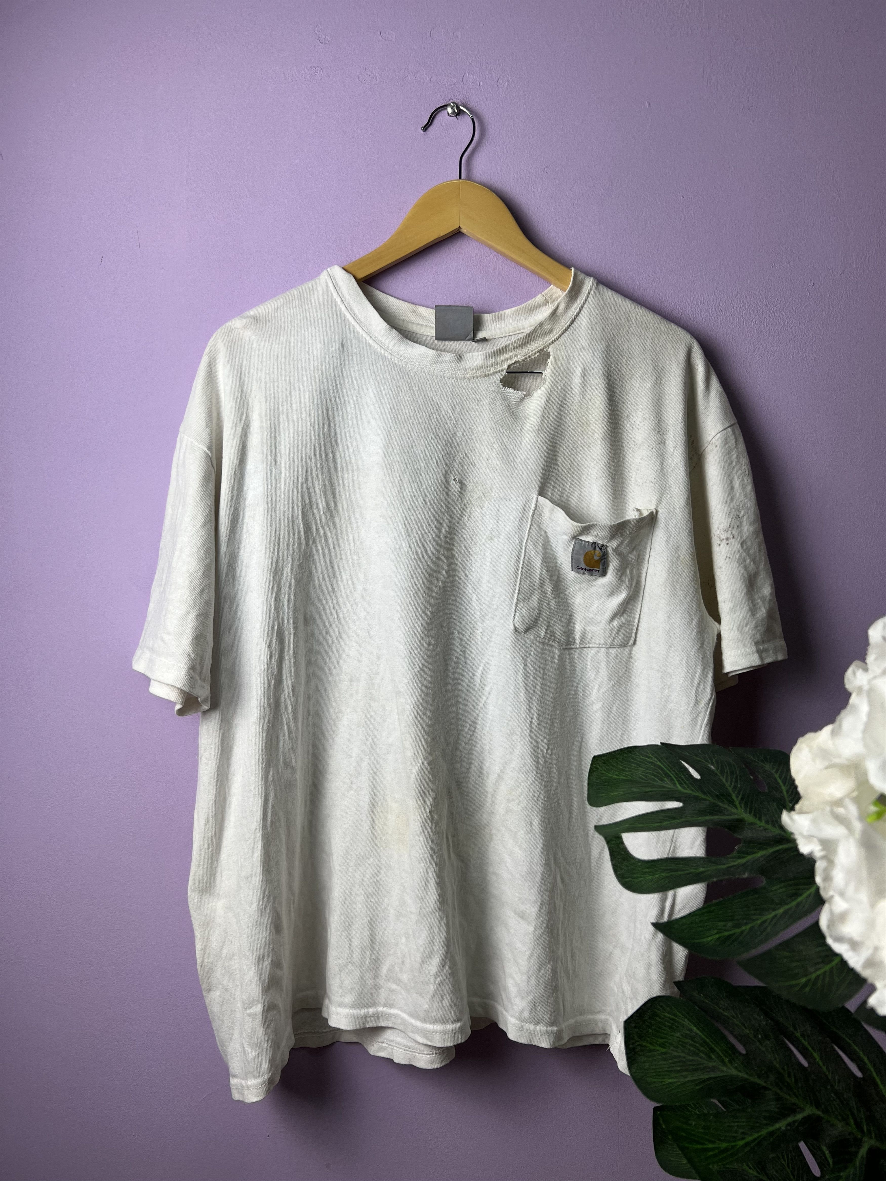 Carhartt 🔥Vintage Distressed Carhartt Pocket Tees Size US L / EU 52-54 / 3 - 1 Thumbnail