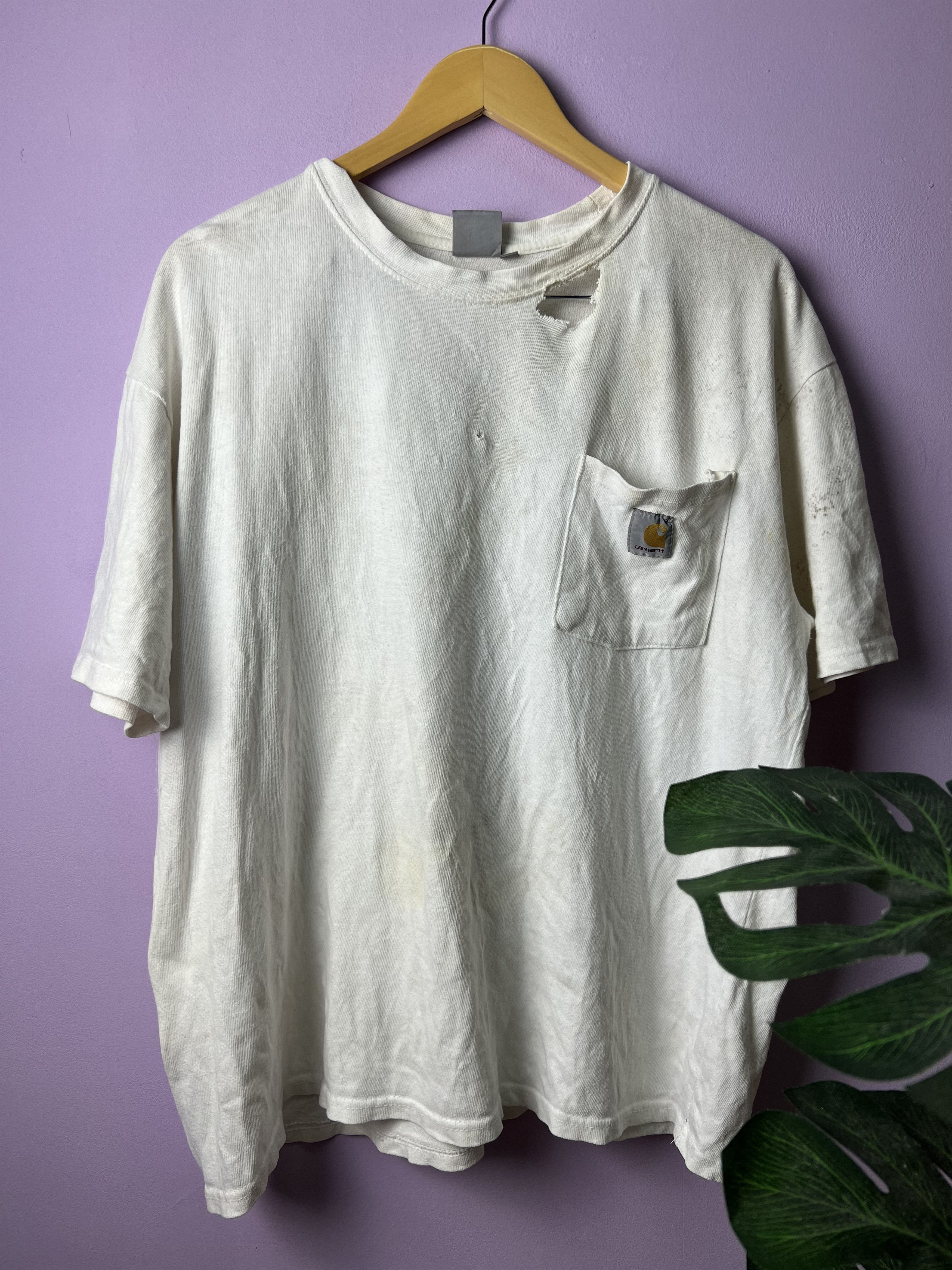 Carhartt 🔥Vintage Distressed Carhartt Pocket Tees Size US L / EU 52-54 / 3 - 2 Thumbnail