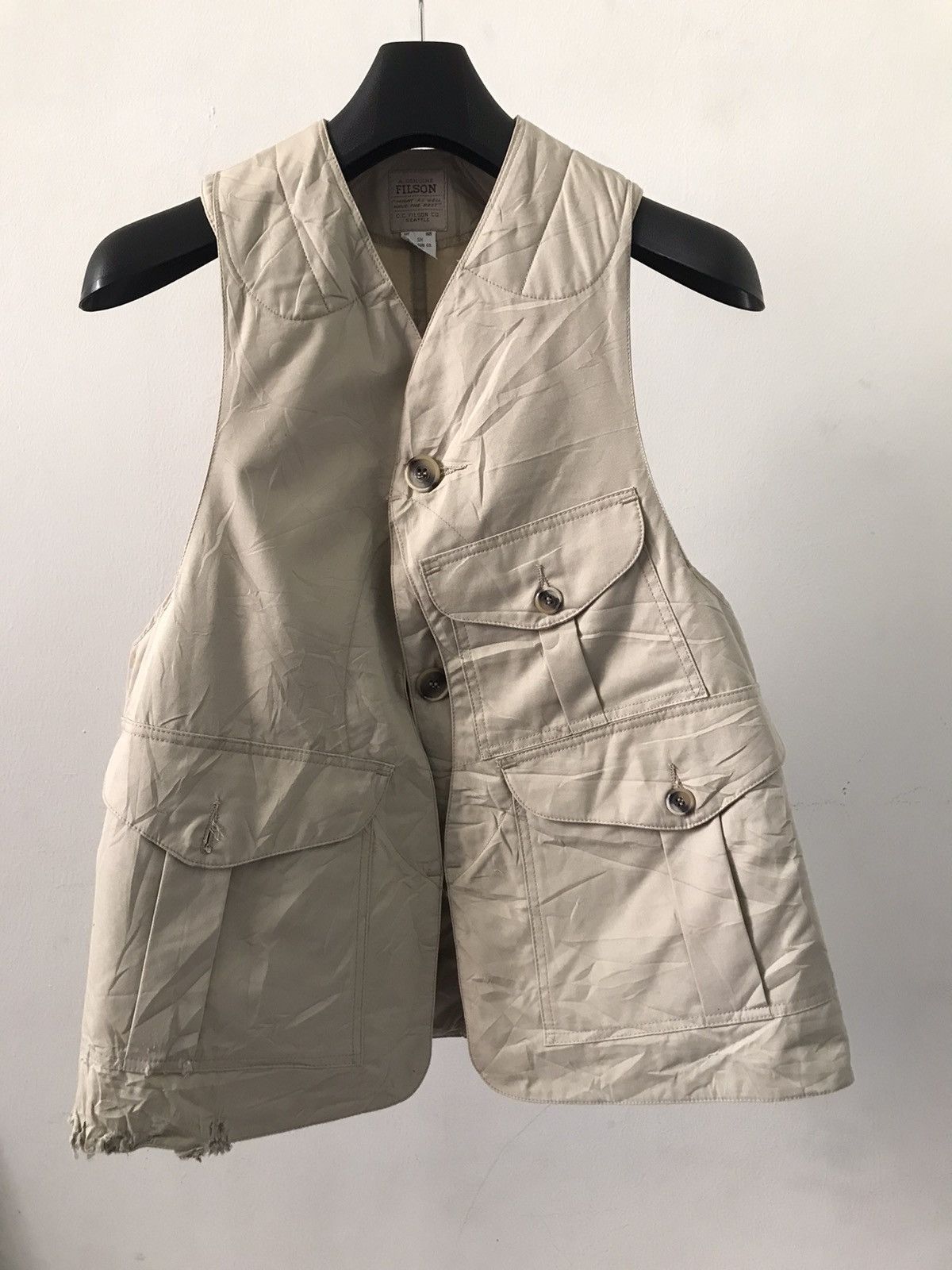 image of Filson Vest in Cream, Men's (Size Small)