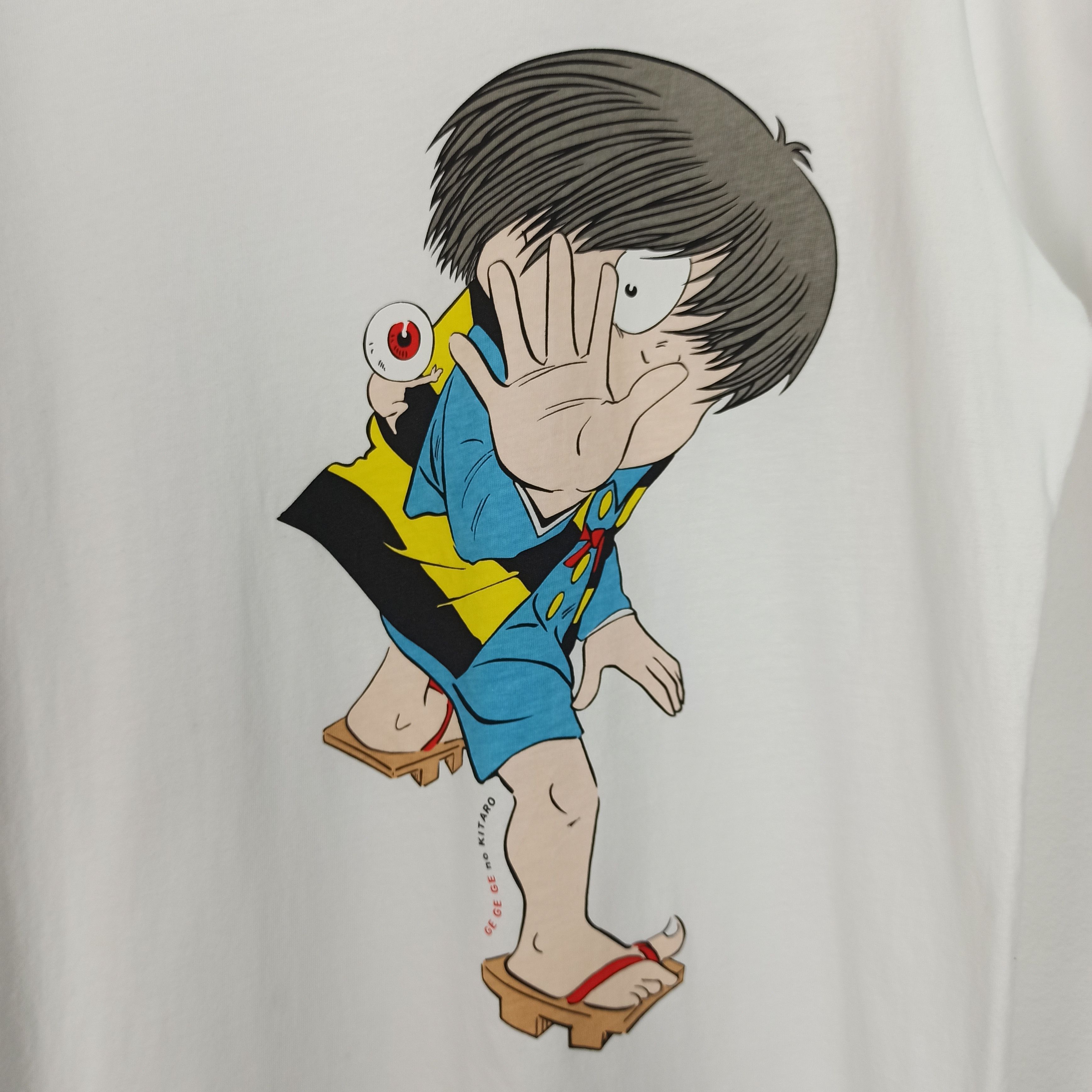 Anime Rare Gegege No Kitaro Japan Anime Tee Movie Size US L / EU 52-54 / 3 - 2 Thumbnail