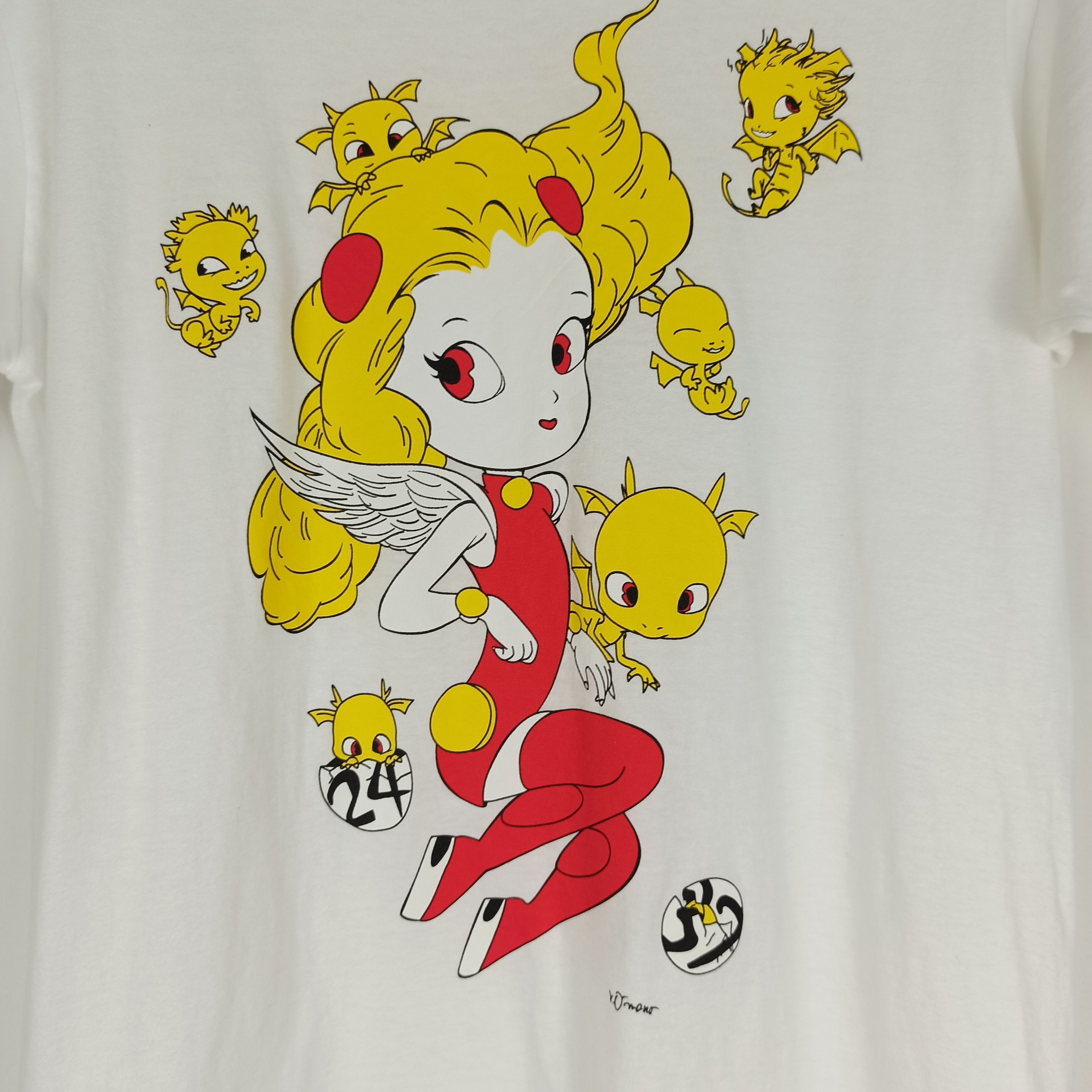 Japanese Brand Rare🔥 Takashi Murakami X 24hour Television Tshirt Size US M / EU 48-50 / 2 - 2 Thumbnail