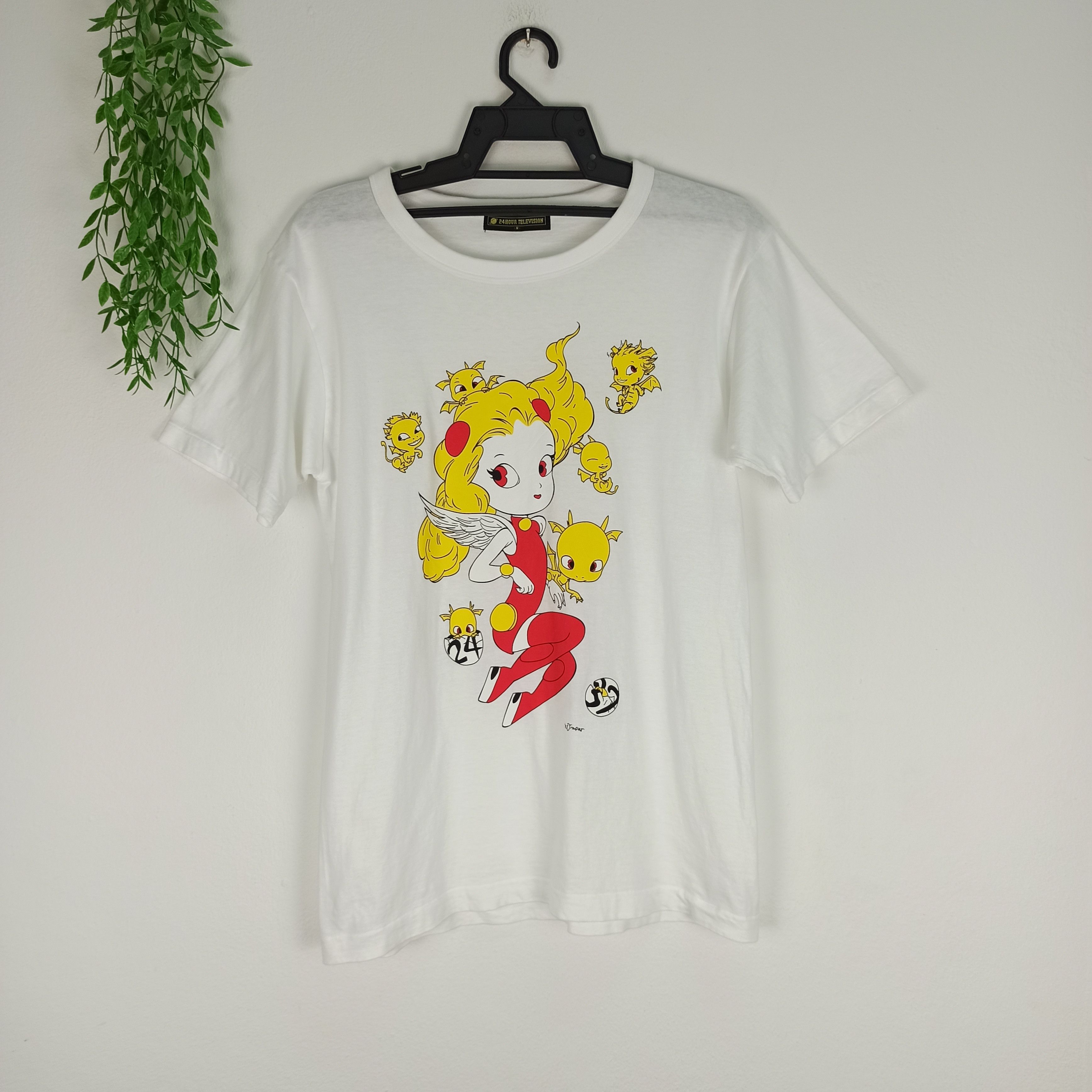 Japanese Brand Rare🔥 Takashi Murakami X 24hour Television Tshirt Size US M / EU 48-50 / 2 - 1 Thumbnail