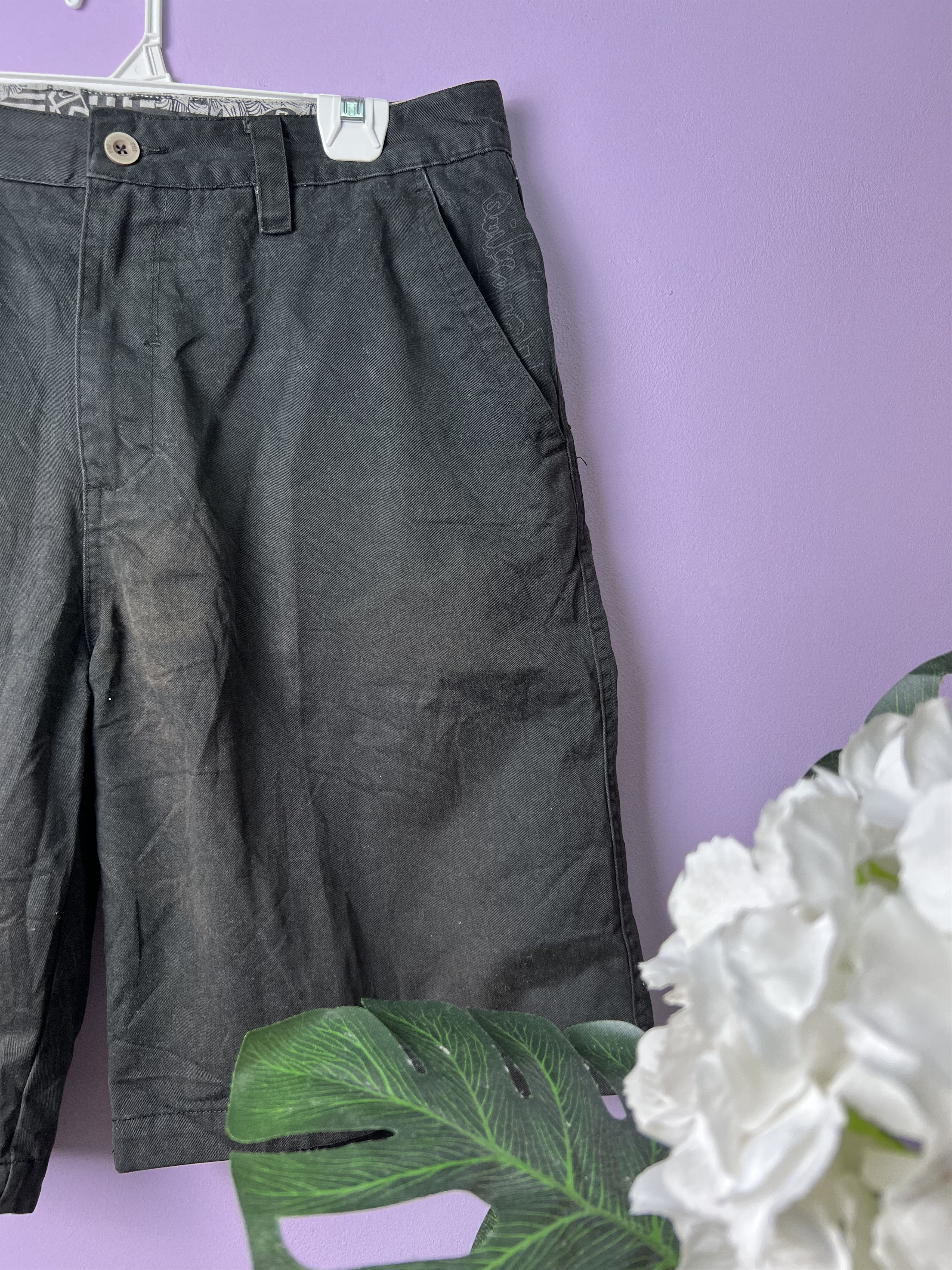 Quiksilver 🔥Sun Faded Black Quiksilver Short Pants Size US 34 / EU 50 - 5 Thumbnail