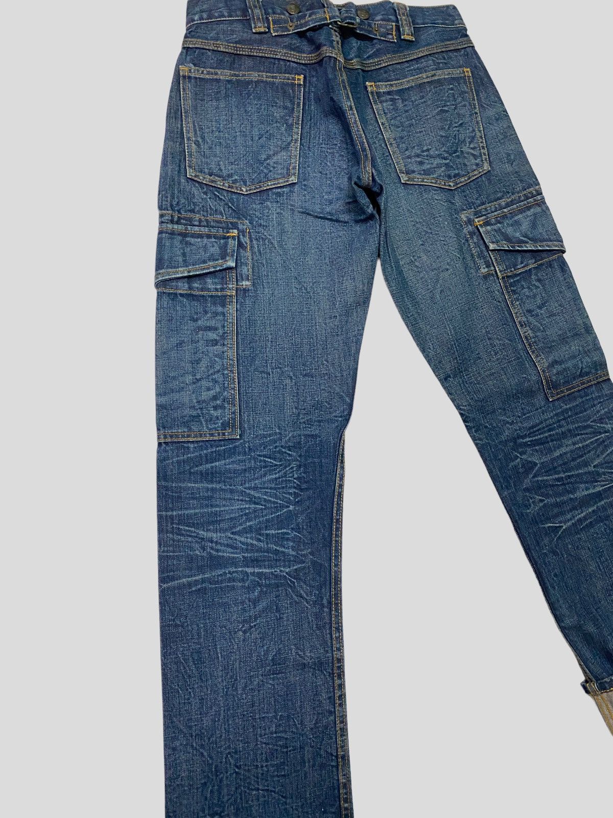 Polo Ralph Lauren CARGO RALPH LAUREN MULTIPOCKET LOW WAIST DISTRESSED DENIM Size US 28 / EU 44 - 14 Thumbnail