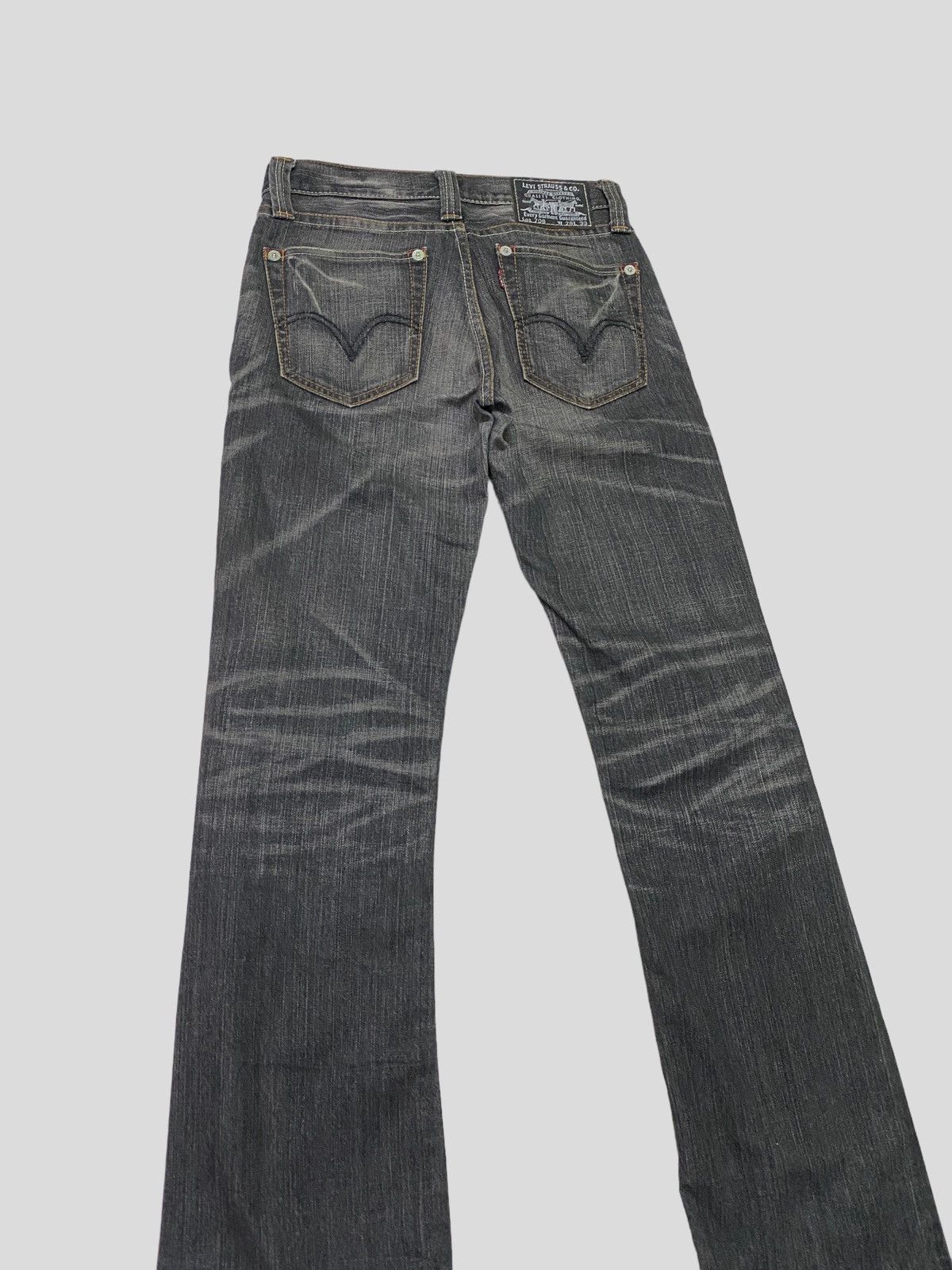 Levi's × Levi's Vintage Clothing × Vintage Flare jeans Levi's Lot 708 Faded Black Boot cut Size US 27 - 10 Thumbnail
