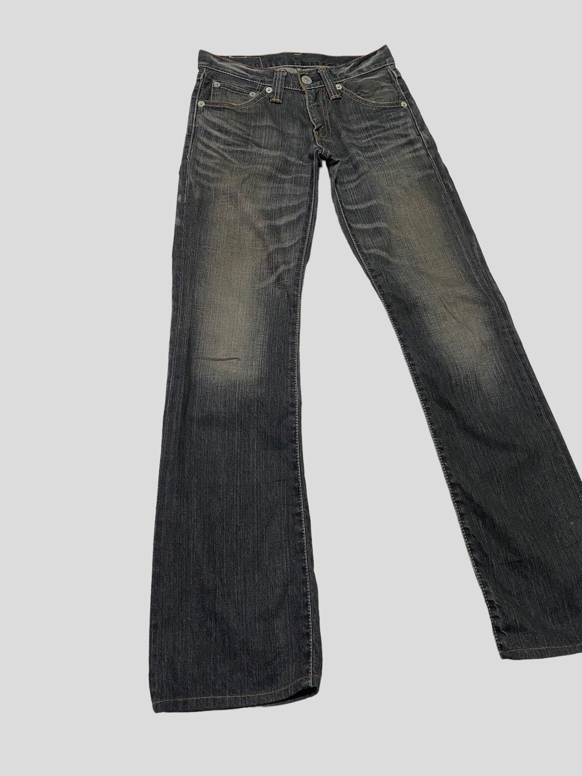image of Levis x Levis Vintage Clothing Flare Jeans Levi's Lot 708 Faded Black Boot Cut, Men's (Size 27)