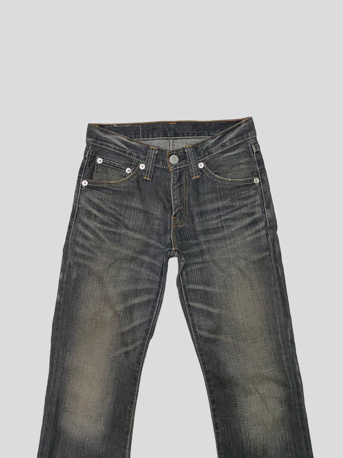 Levi's × Levi's Vintage Clothing × Vintage Flare jeans Levi's Lot 708 Faded Black Boot cut Size US 27 - 4 Thumbnail
