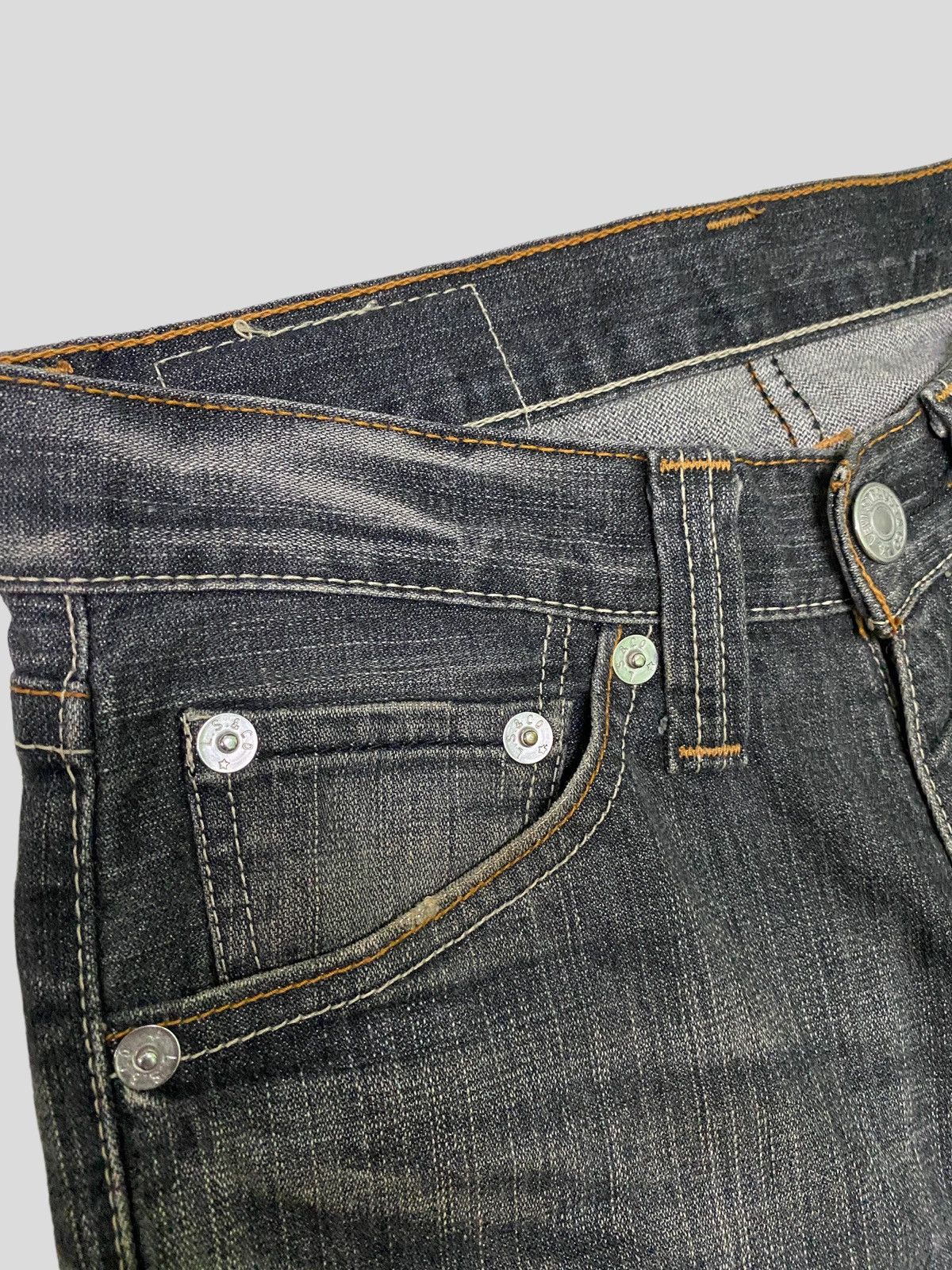 Levi's × Levi's Vintage Clothing × Vintage Flare jeans Levi's Lot 708 Faded Black Boot cut Size US 27 - 6 Thumbnail