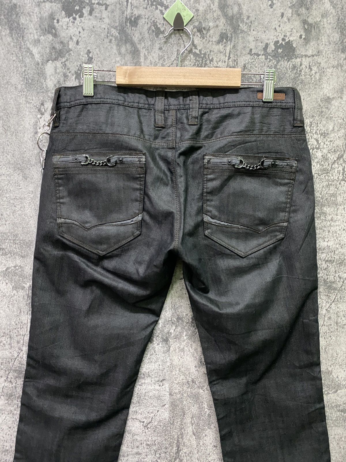 Designer × Japanese Brand × Matsuda NICOLE CLUB FOR MEN Wax Cropped Pant Size US 32 / EU 48 - 10 Thumbnail