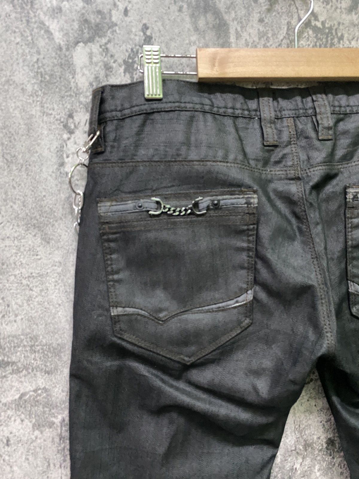 Designer × Japanese Brand × Matsuda NICOLE CLUB FOR MEN Wax Cropped Pant Size US 32 / EU 48 - 11 Thumbnail