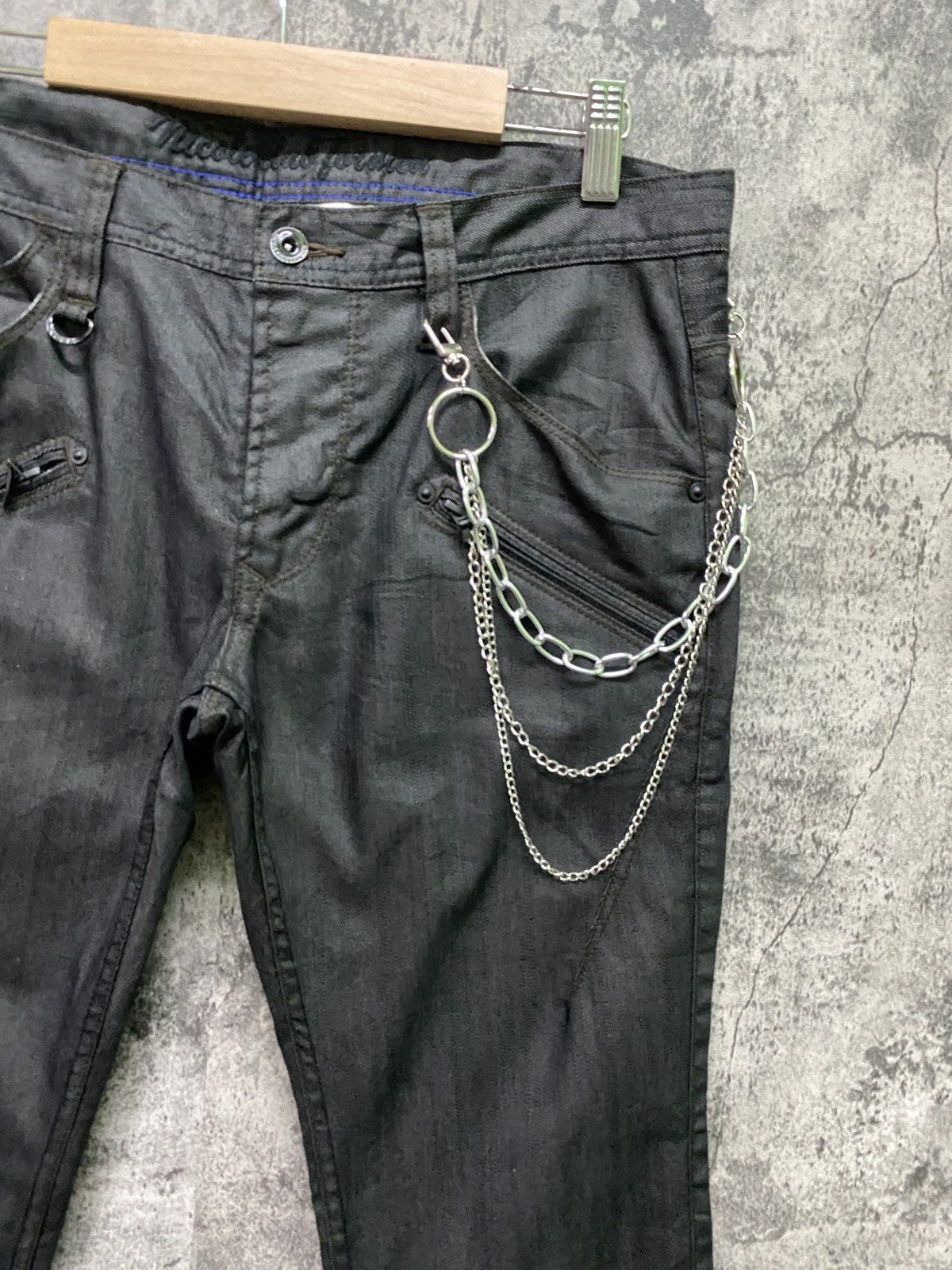 Designer × Japanese Brand × Matsuda NICOLE CLUB FOR MEN Wax Cropped Pant Size US 32 / EU 48 - 5 Thumbnail