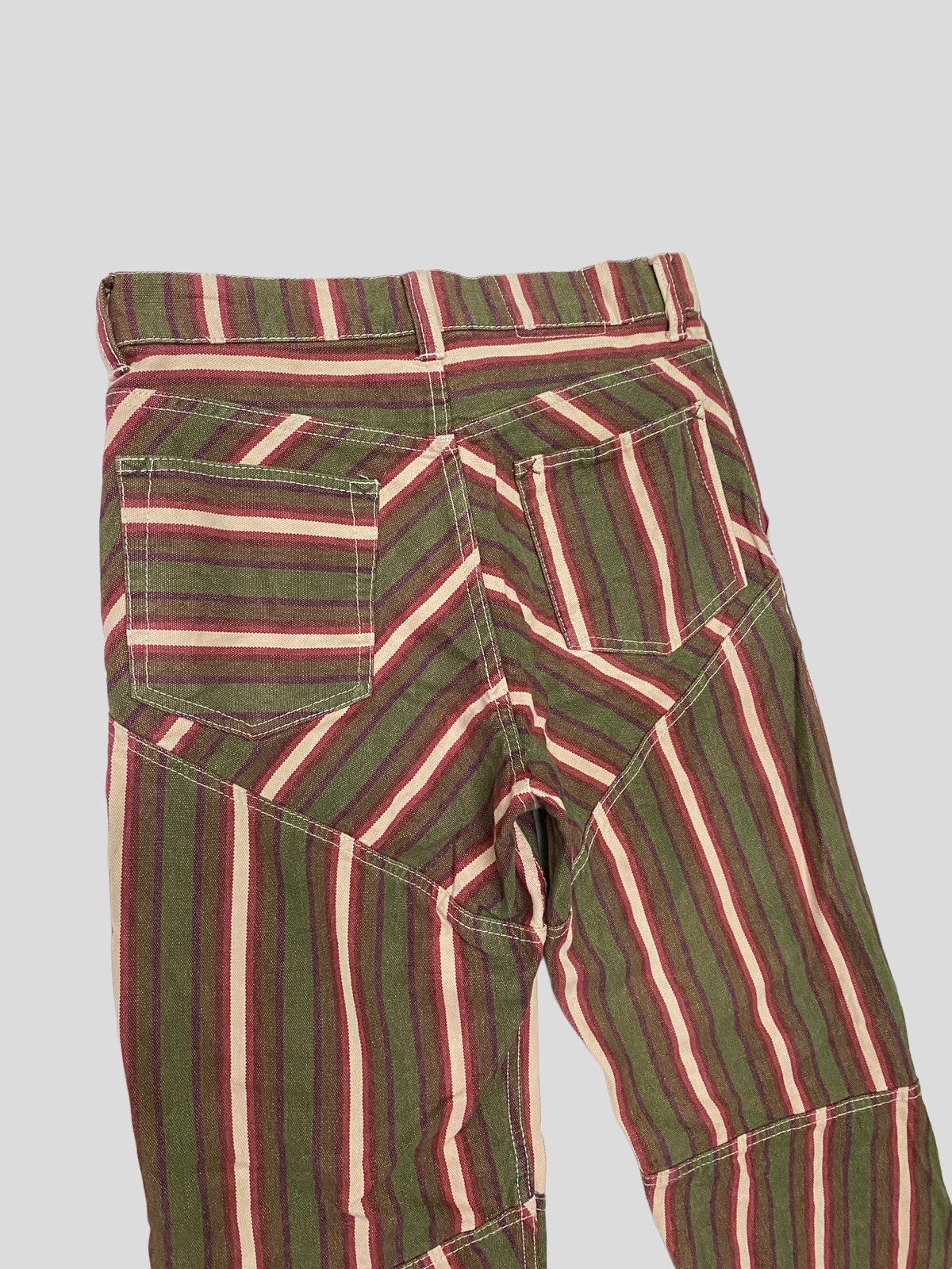Japanese Brand VINTAGE CPC SCAMP RECONSTRUCTED STRIPED DENIM Size US 29 - 11 Thumbnail