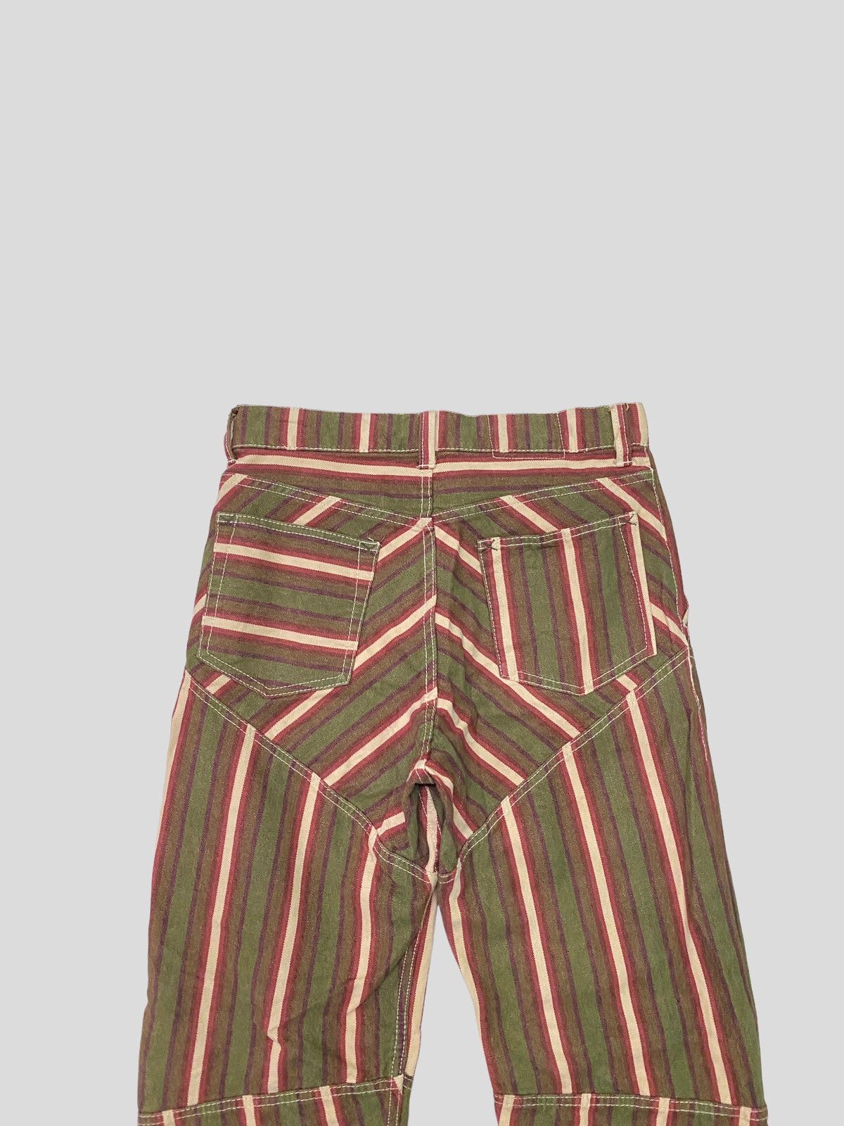 Japanese Brand VINTAGE CPC SCAMP RECONSTRUCTED STRIPED DENIM Size US 29 - 8 Thumbnail