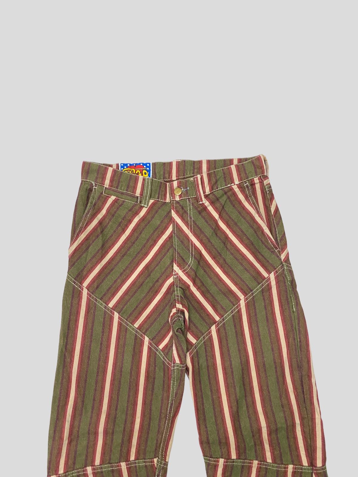 Japanese Brand VINTAGE CPC SCAMP RECONSTRUCTED STRIPED DENIM Size US 29 - 4 Thumbnail