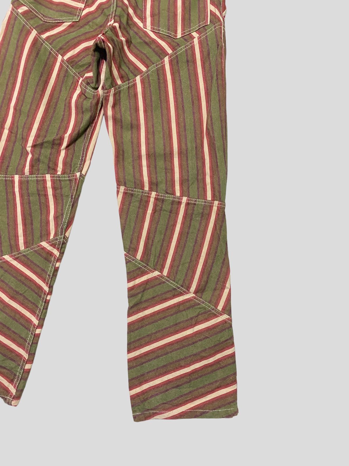 Japanese Brand VINTAGE CPC SCAMP RECONSTRUCTED STRIPED DENIM Size US 29 - 9 Thumbnail