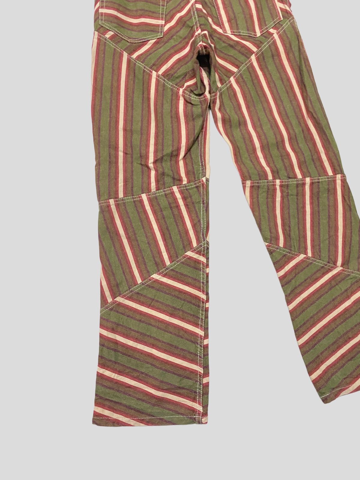 Japanese Brand VINTAGE CPC SCAMP RECONSTRUCTED STRIPED DENIM Size US 29 - 10 Thumbnail