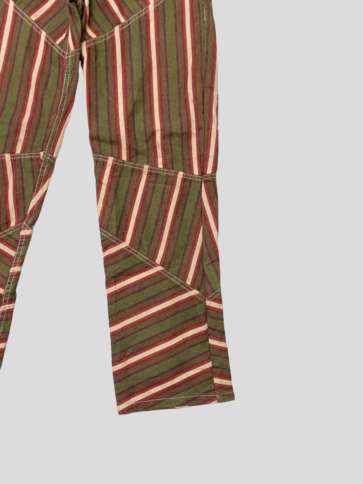 Japanese Brand VINTAGE CPC SCAMP RECONSTRUCTED STRIPED DENIM Size US 29 - 6 Thumbnail
