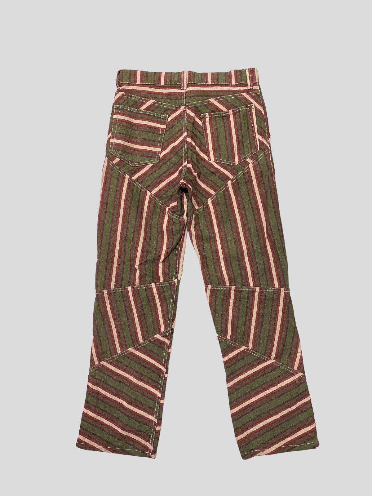 Japanese Brand VINTAGE CPC SCAMP RECONSTRUCTED STRIPED DENIM Size US 29 - 3 Thumbnail