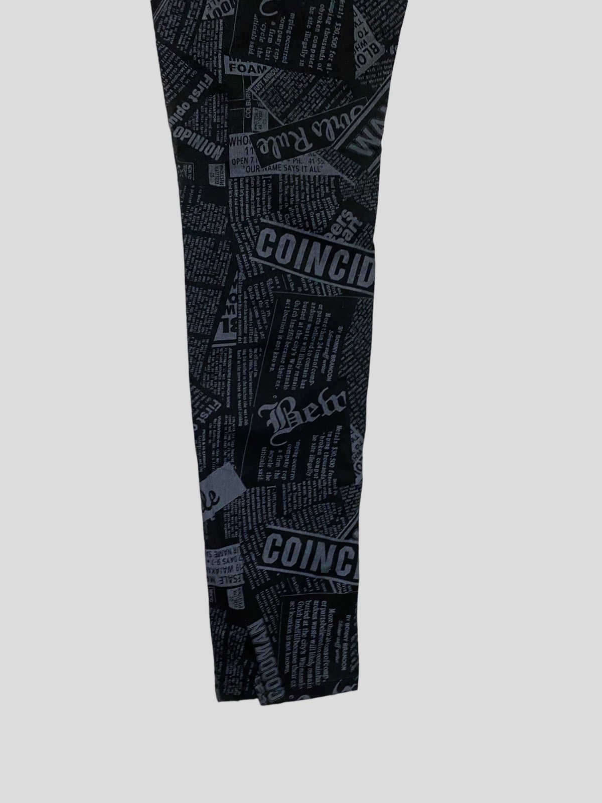 Japanese Brand × Vintage SKINNY PANT OVERPRINT ROTE ROSE GIRLS RULE PANTS Size 26" / US 2 / IT 38 - 10 Thumbnail