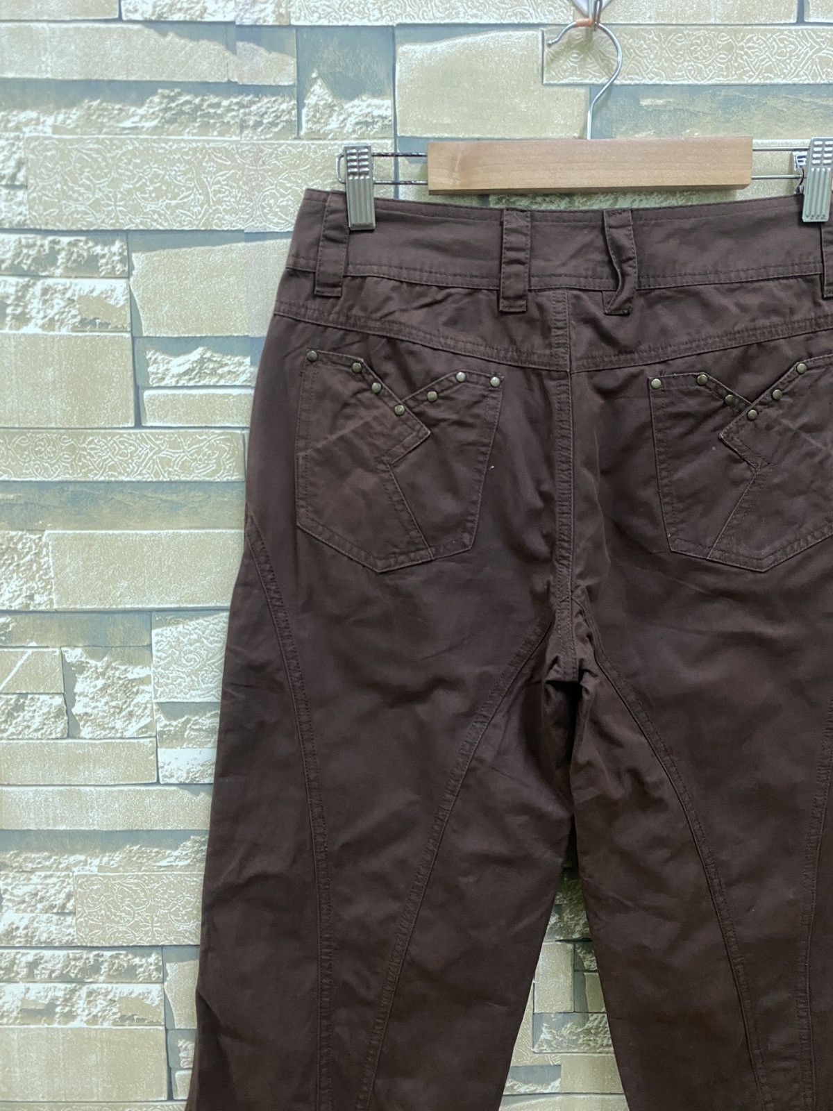 Japanese Brand × Vintage Japanese Unknown Reconstructed Style Rare Pant Size US 26 / EU 42 - 11 Thumbnail
