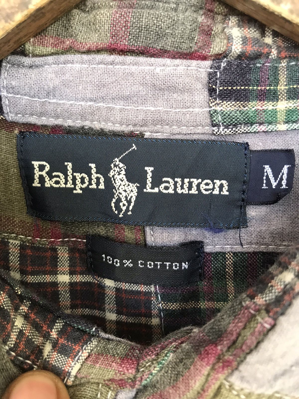 RRL Ralph Lauren × Ralph Lauren × Vintage Vintage Polo Ralph Lauren Patchwork Size US L / EU 52-54 / 3 - 6 Thumbnail