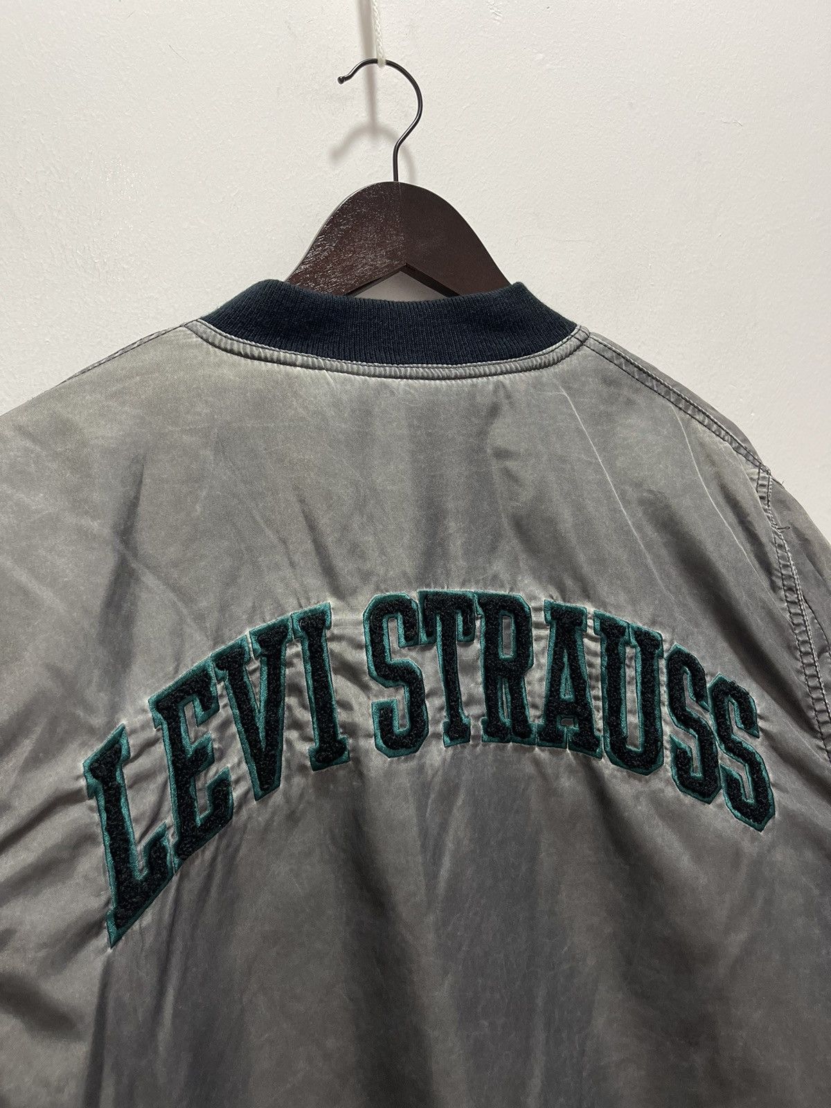 Levi's VINTAGE LEVI STARAUSS SPELL OUT KANYE STYLE BOMBER JACKET Size US M / EU 48-50 / 2 - 2 Thumbnail