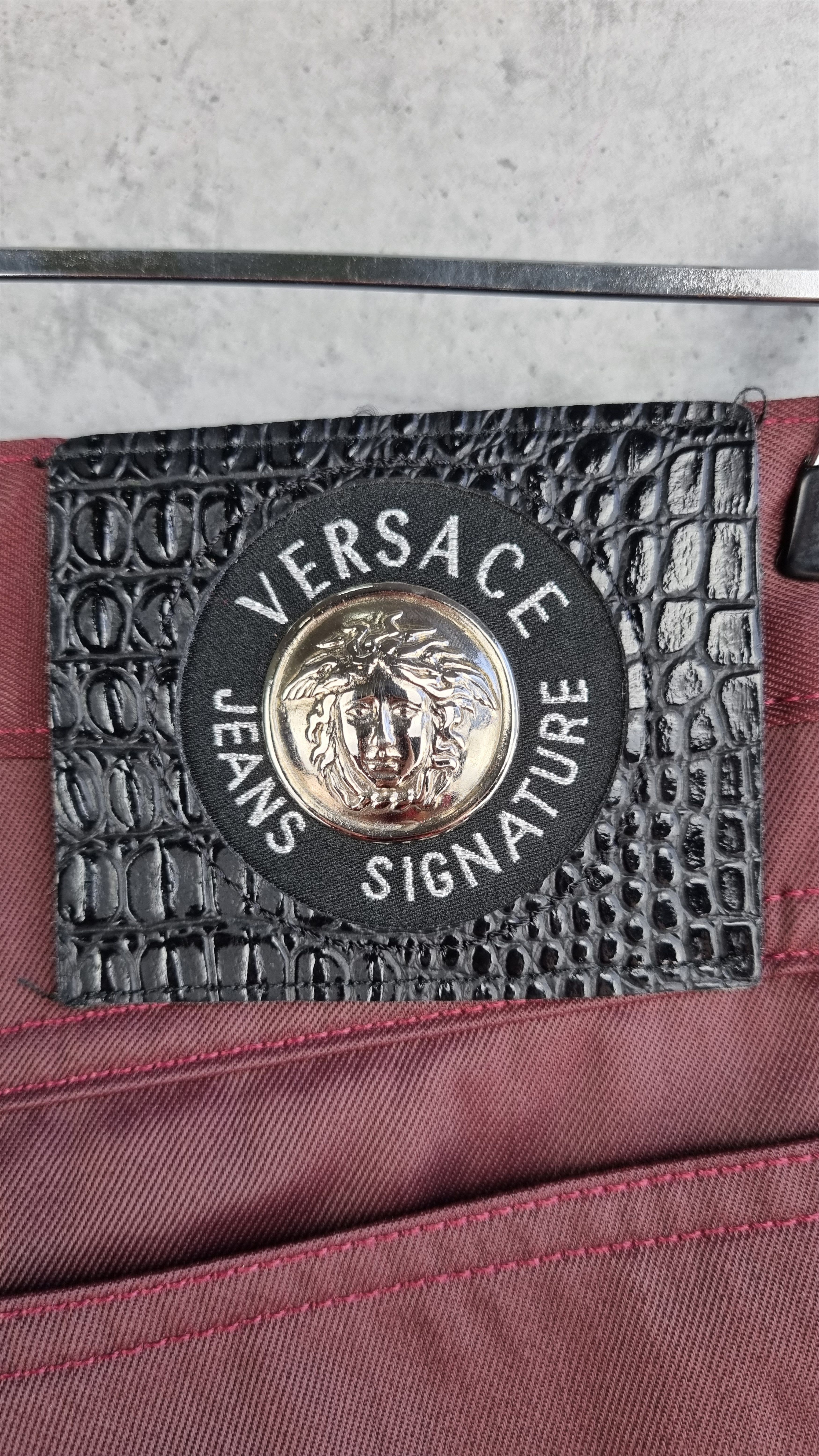 Versace × Versace Jeans Couture Rare 90s Versace Jeans Signature Waxed Pants Size 28" / US 6 / IT 42 - 5 Thumbnail