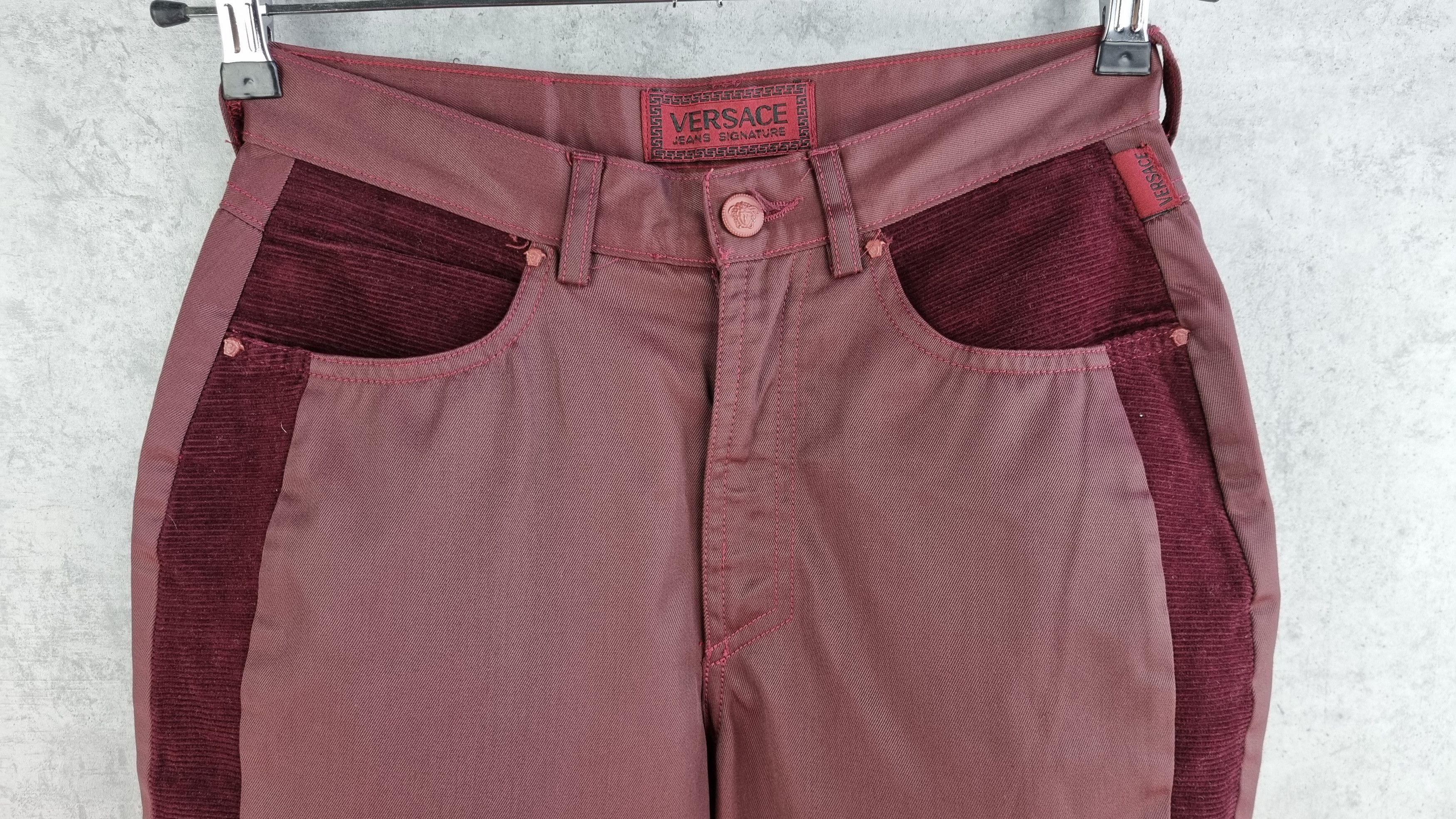 Versace × Versace Jeans Couture Rare 90s Versace Jeans Signature Waxed Pants Size 28" / US 6 / IT 42 - 17 Thumbnail