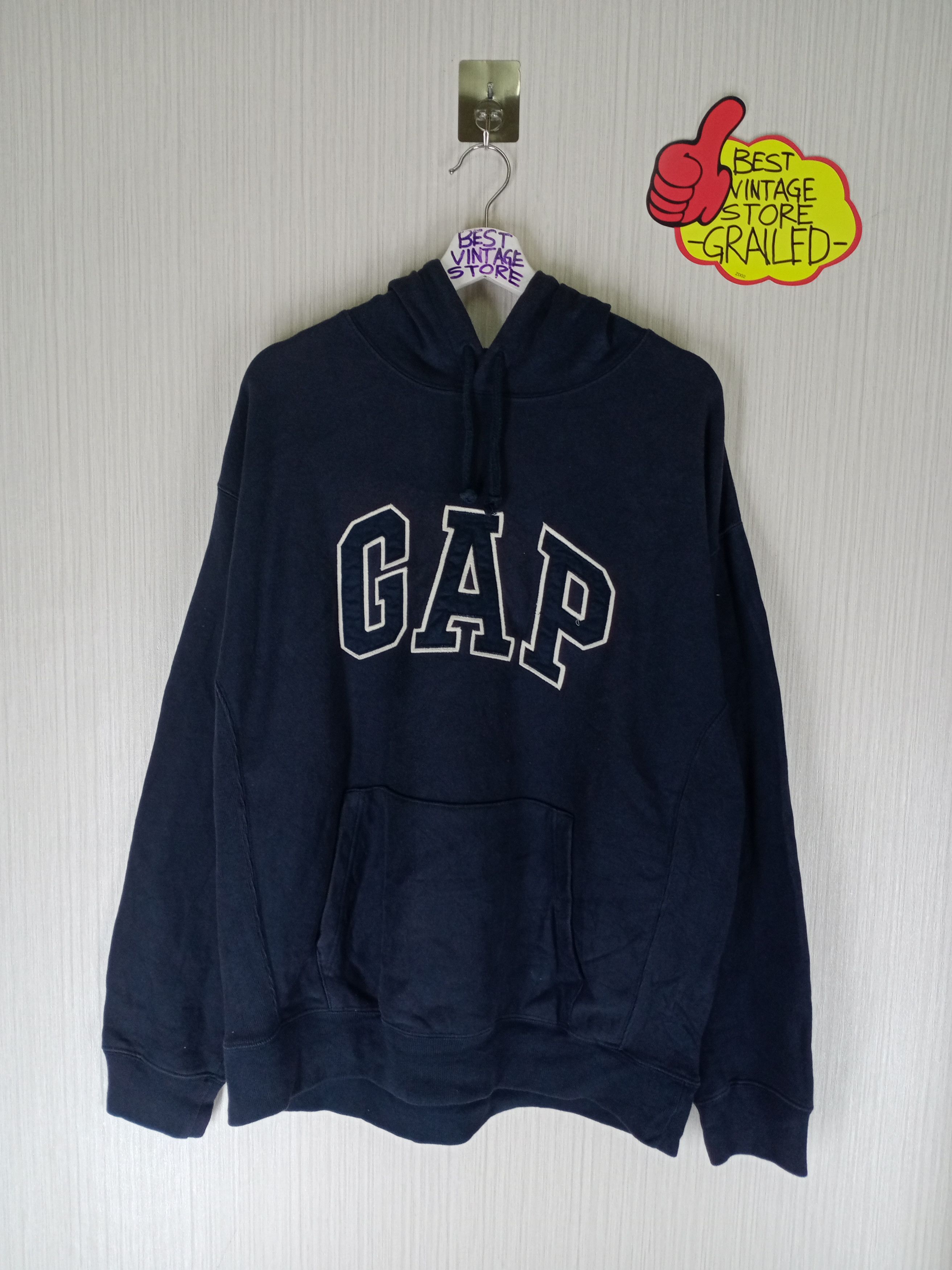 Gap Vintage Gap Hoodie With Embroidery Spellout GAP Big Logos Size US XL / EU 56 / 4 - 1 Thumbnail