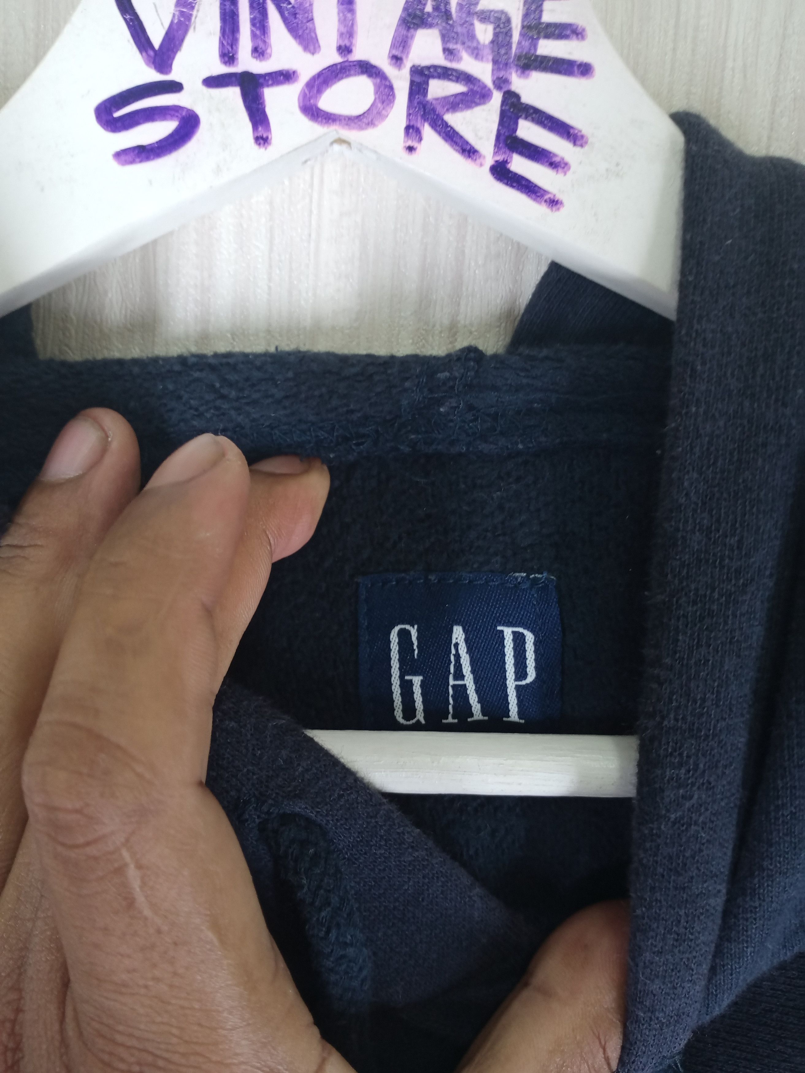 Gap Vintage Gap Hoodie With Embroidery Spellout GAP Big Logos Size US XL / EU 56 / 4 - 3 Thumbnail