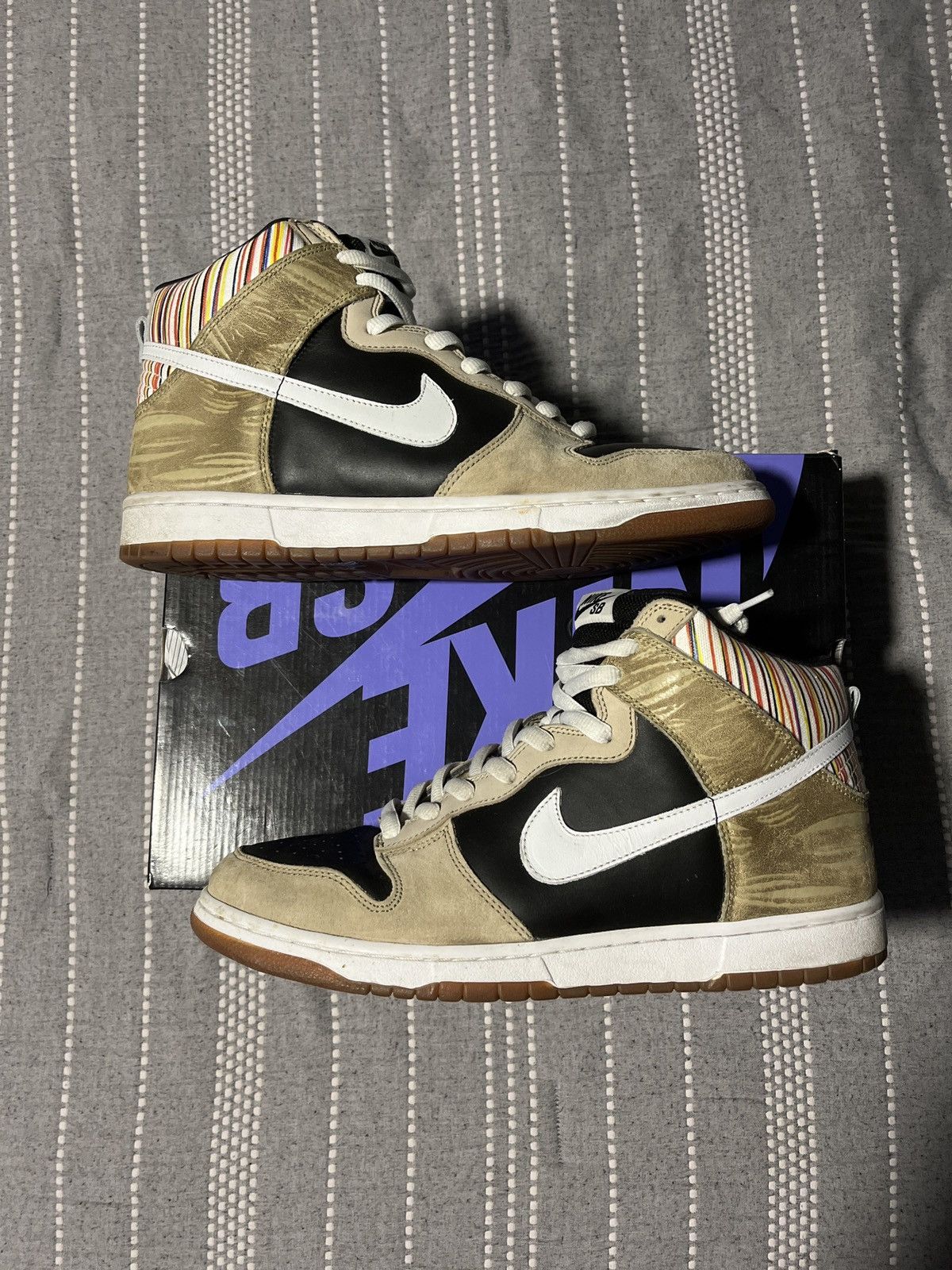 image of Nike Sb Dunk High Paul Ulrich Shoes in Black, Men's (Size 12)
