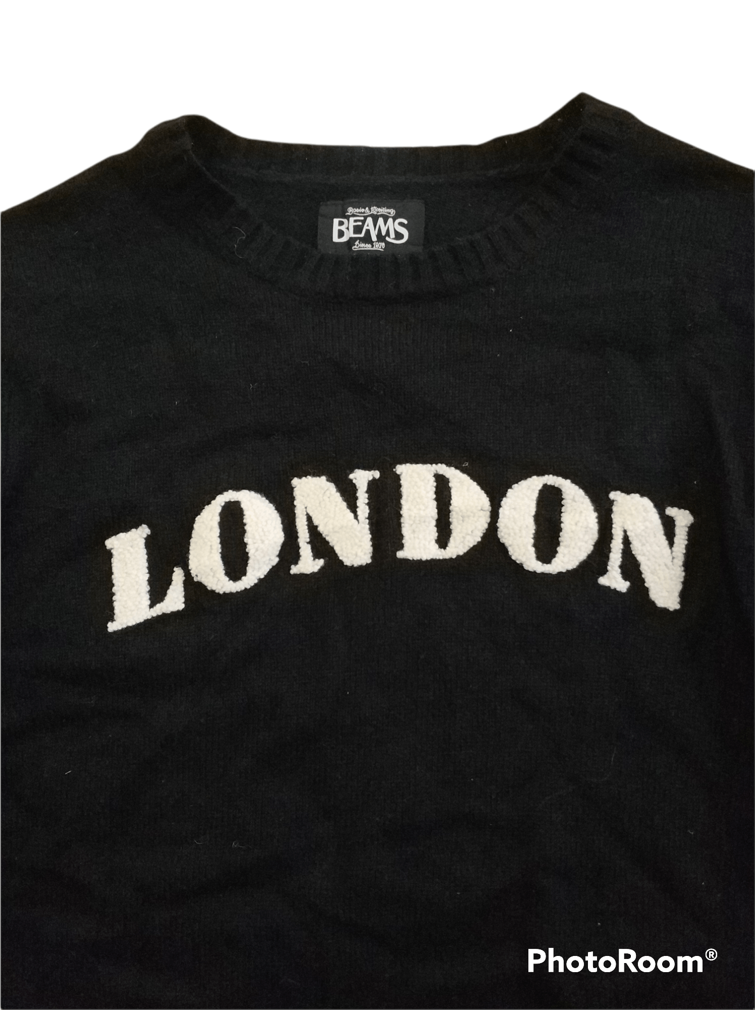 Beams Plus 🔥Black Wool Beams London Knitwear Sweatshirt Size US S / EU 44-46 / 1 - 4 Thumbnail