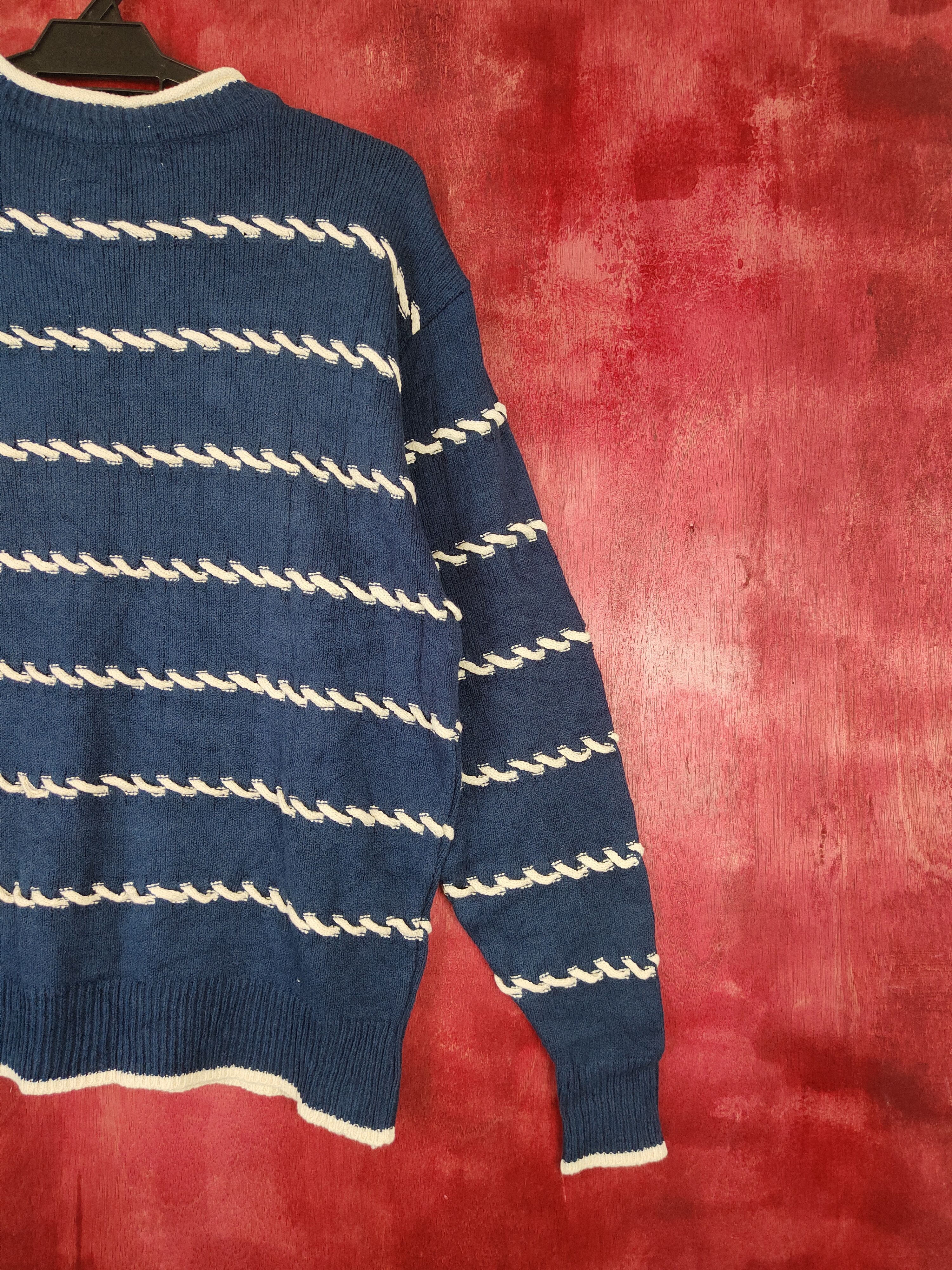 Japanese Brand × Junko Shimada Maxfli by Junko Shimada Dark Blue Knitwear #5279 Size US L / EU 52-54 / 3 - 7 Thumbnail