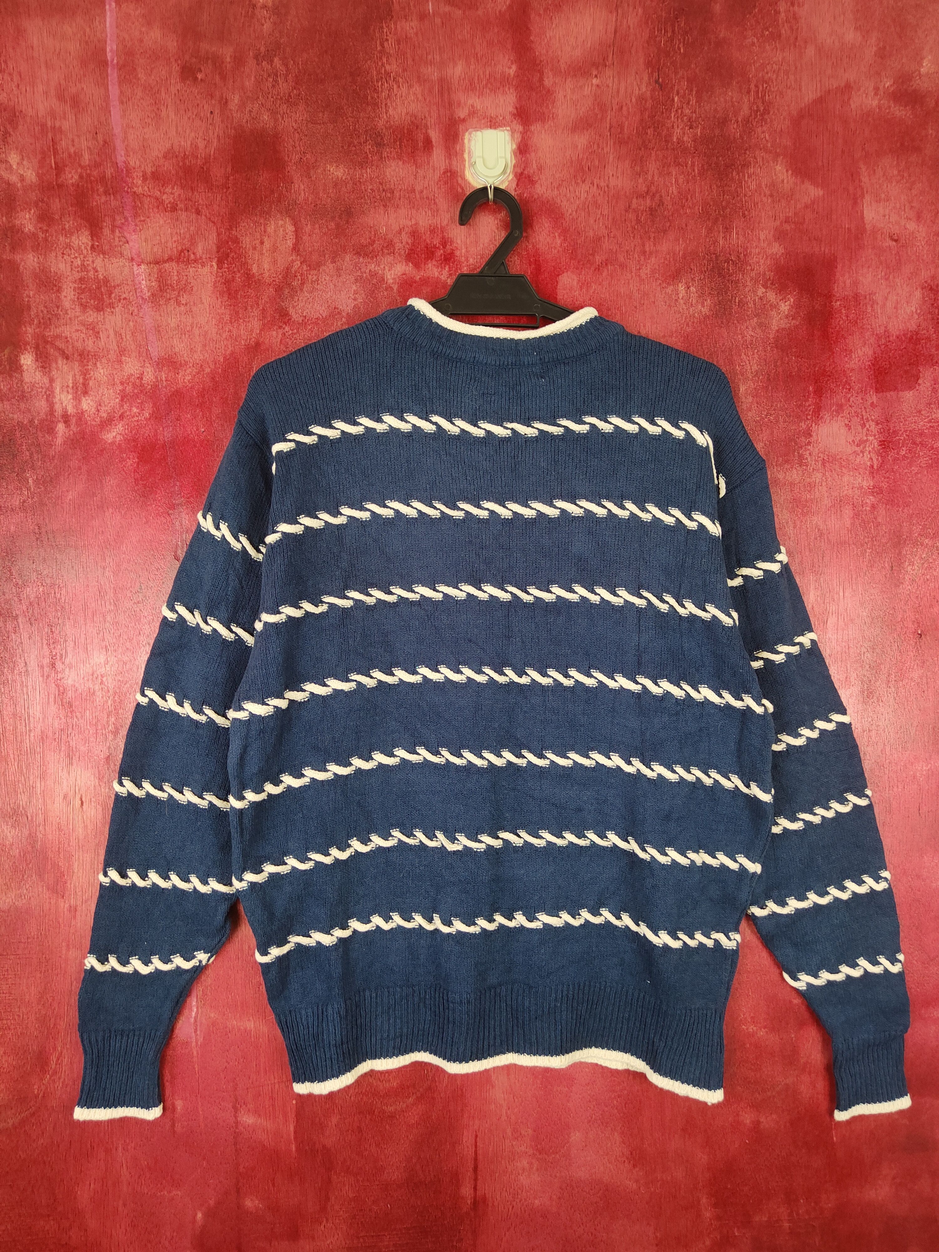 Japanese Brand × Junko Shimada Maxfli by Junko Shimada Dark Blue Knitwear #5279 Size US L / EU 52-54 / 3 - 5 Thumbnail
