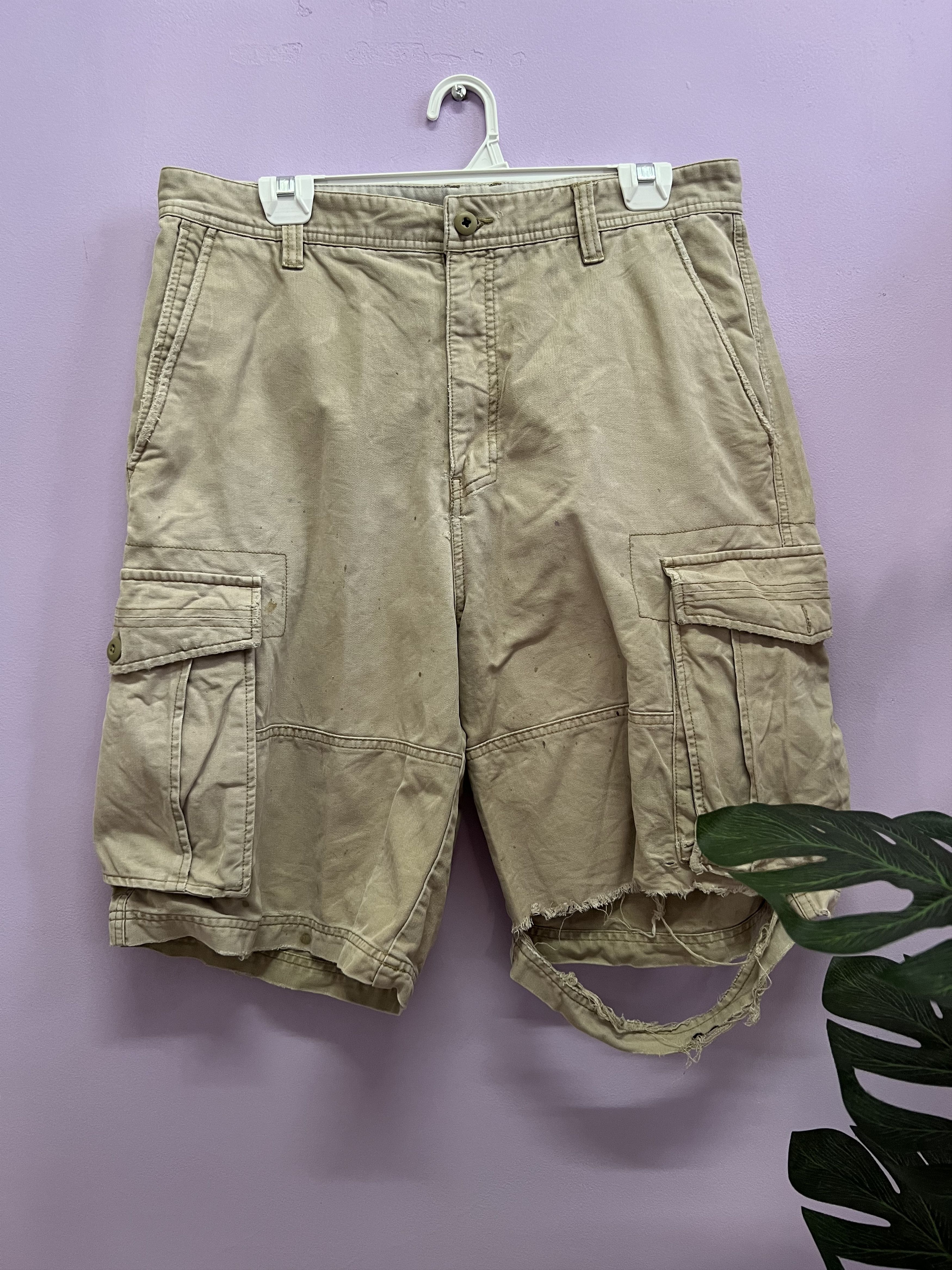 Ocean Pacific 🔥Distressed Vintage Ocean Pacific Cargo Pants Size US 34 / EU 50 - 1 Thumbnail