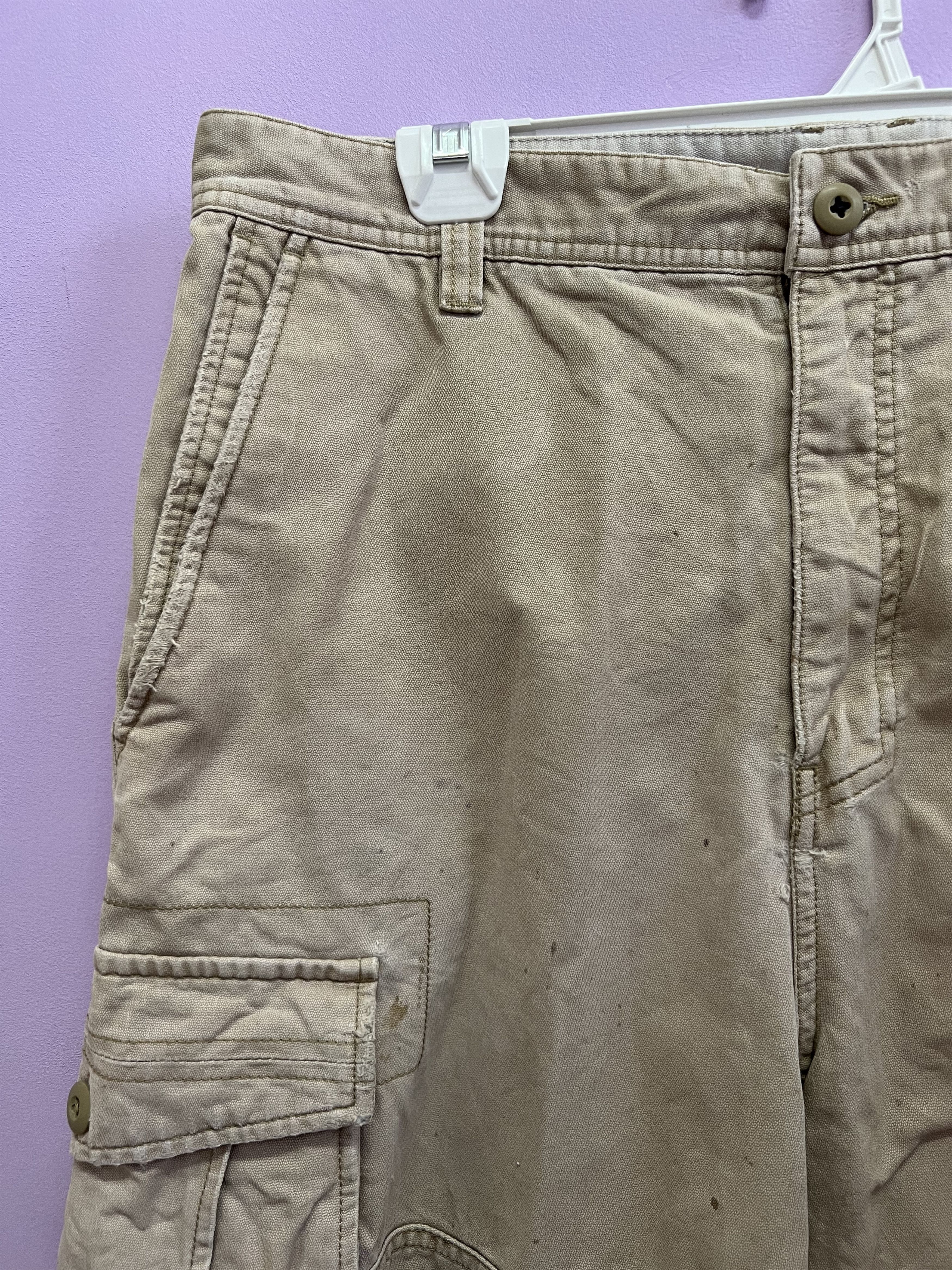 Ocean Pacific 🔥Distressed Vintage Ocean Pacific Cargo Pants Size US 34 / EU 50 - 6 Thumbnail