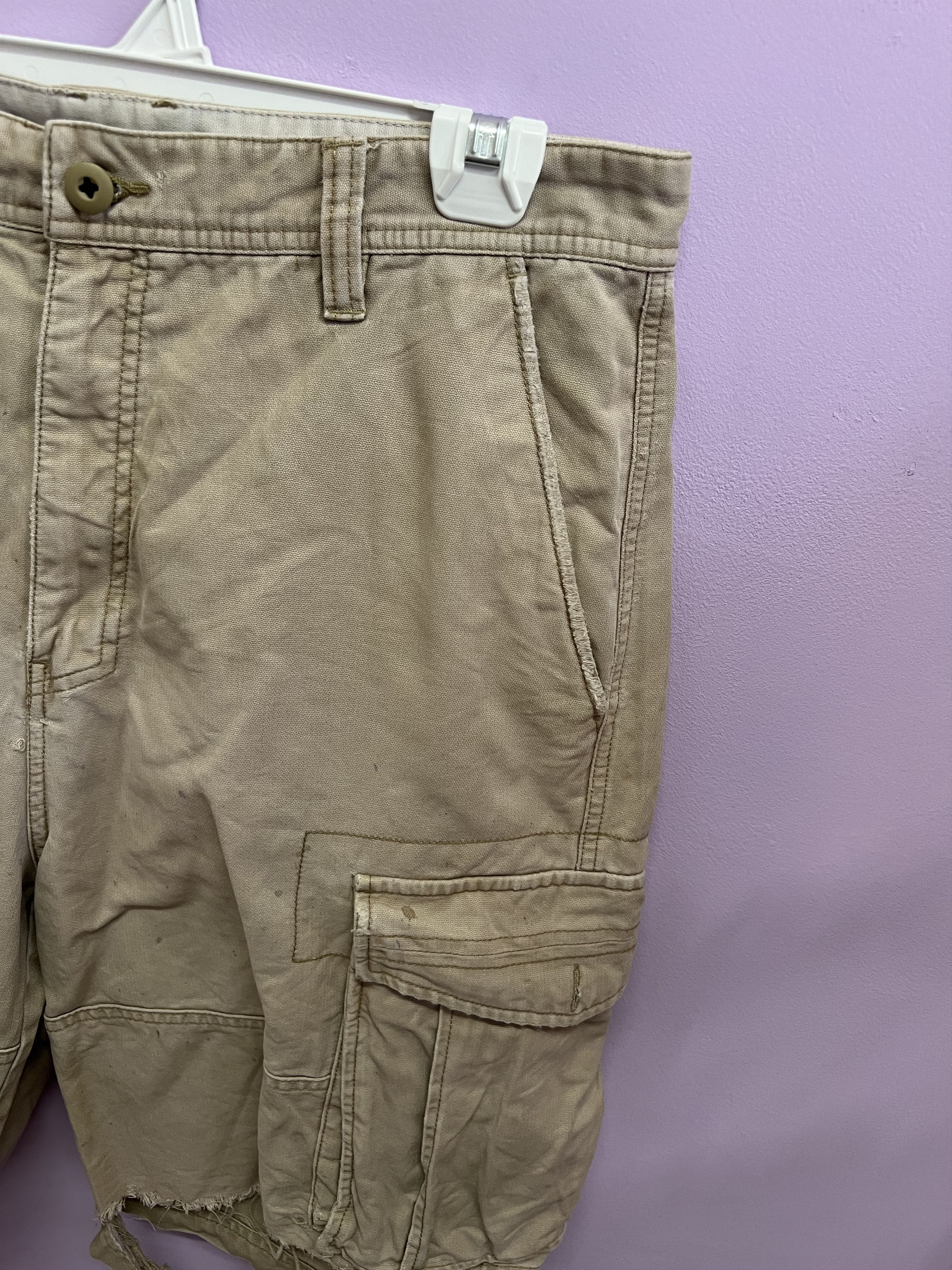 Ocean Pacific 🔥Distressed Vintage Ocean Pacific Cargo Pants Size US 34 / EU 50 - 9 Thumbnail